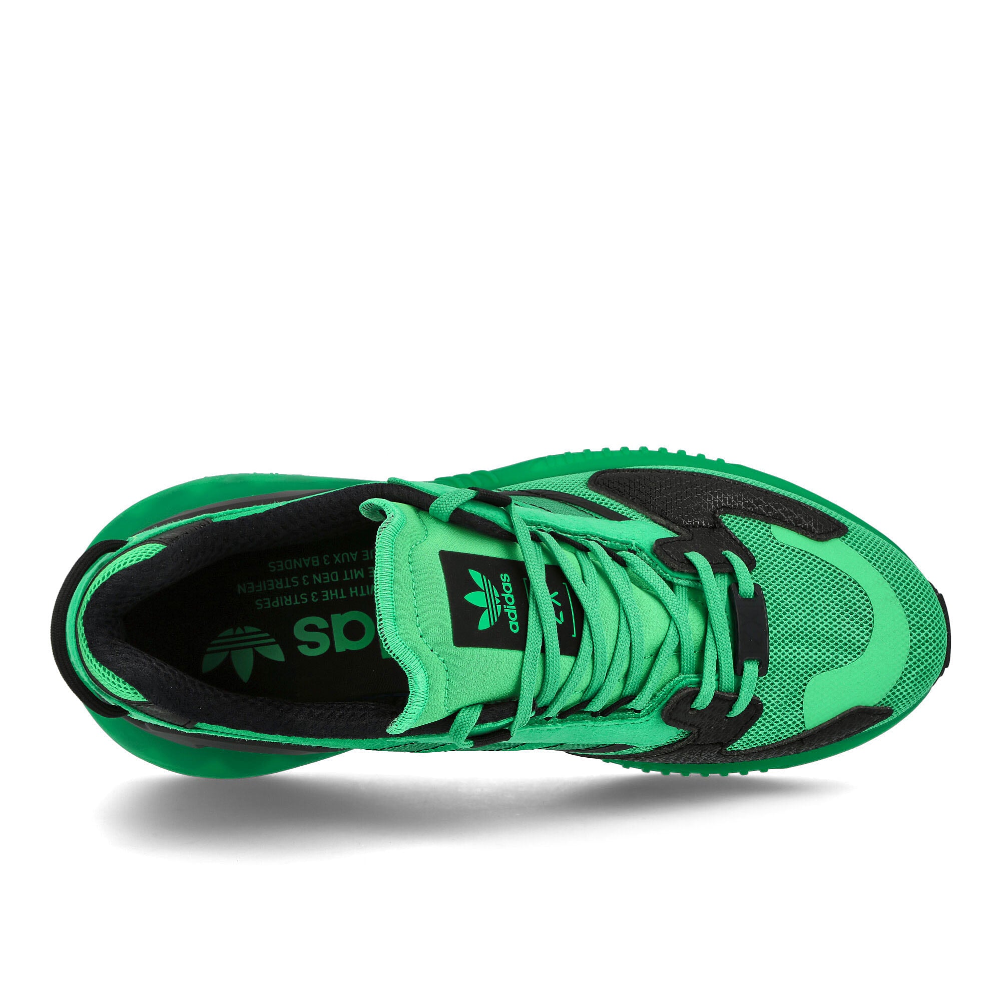adidas zx 5k boost Semi Screaming Green-Screaming Green-Core Black Sneakers Detailfoto | Overkill