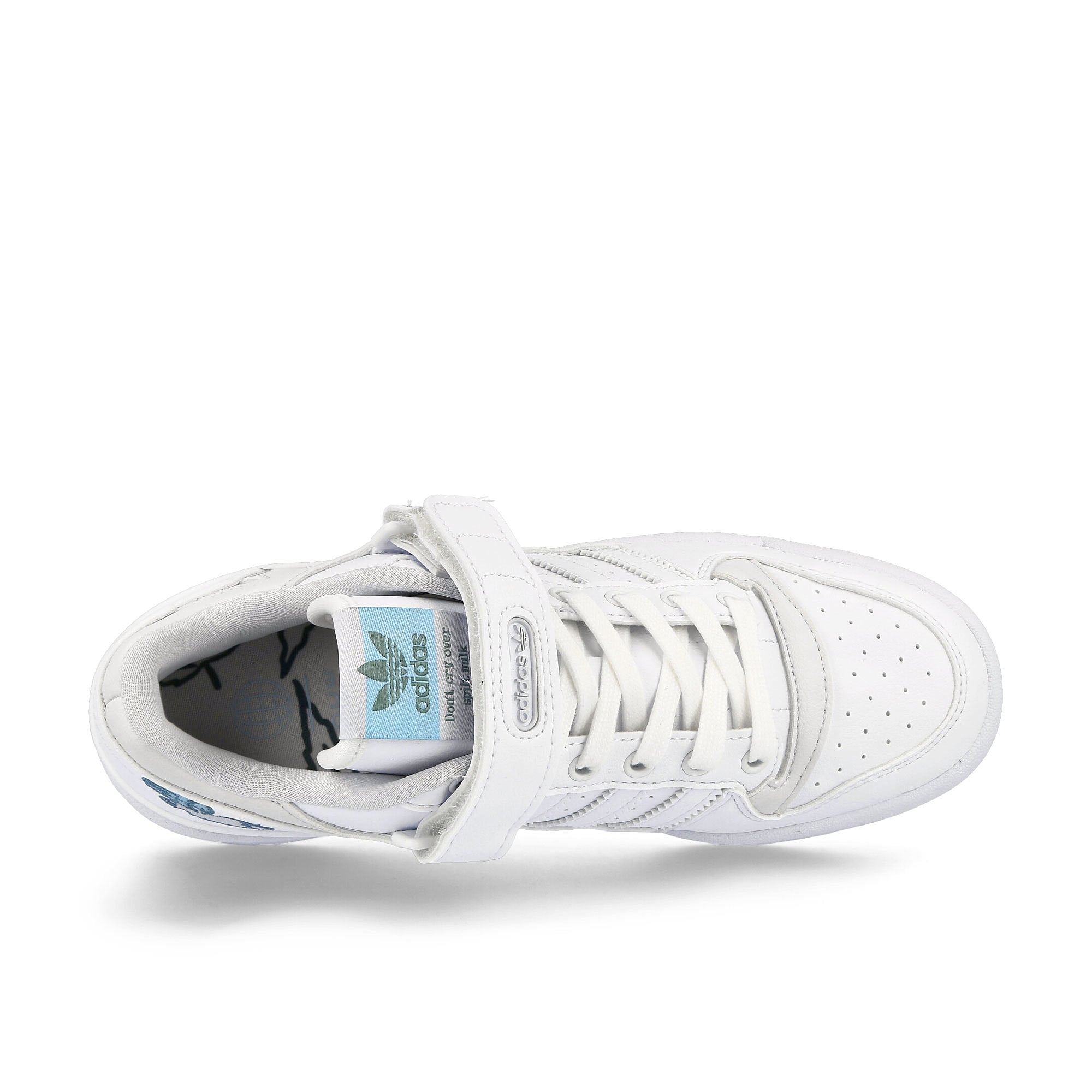 adidas wmns forum low vegan Footwear White / Footwear White / Dash Grey Detail view 1 | Overkill