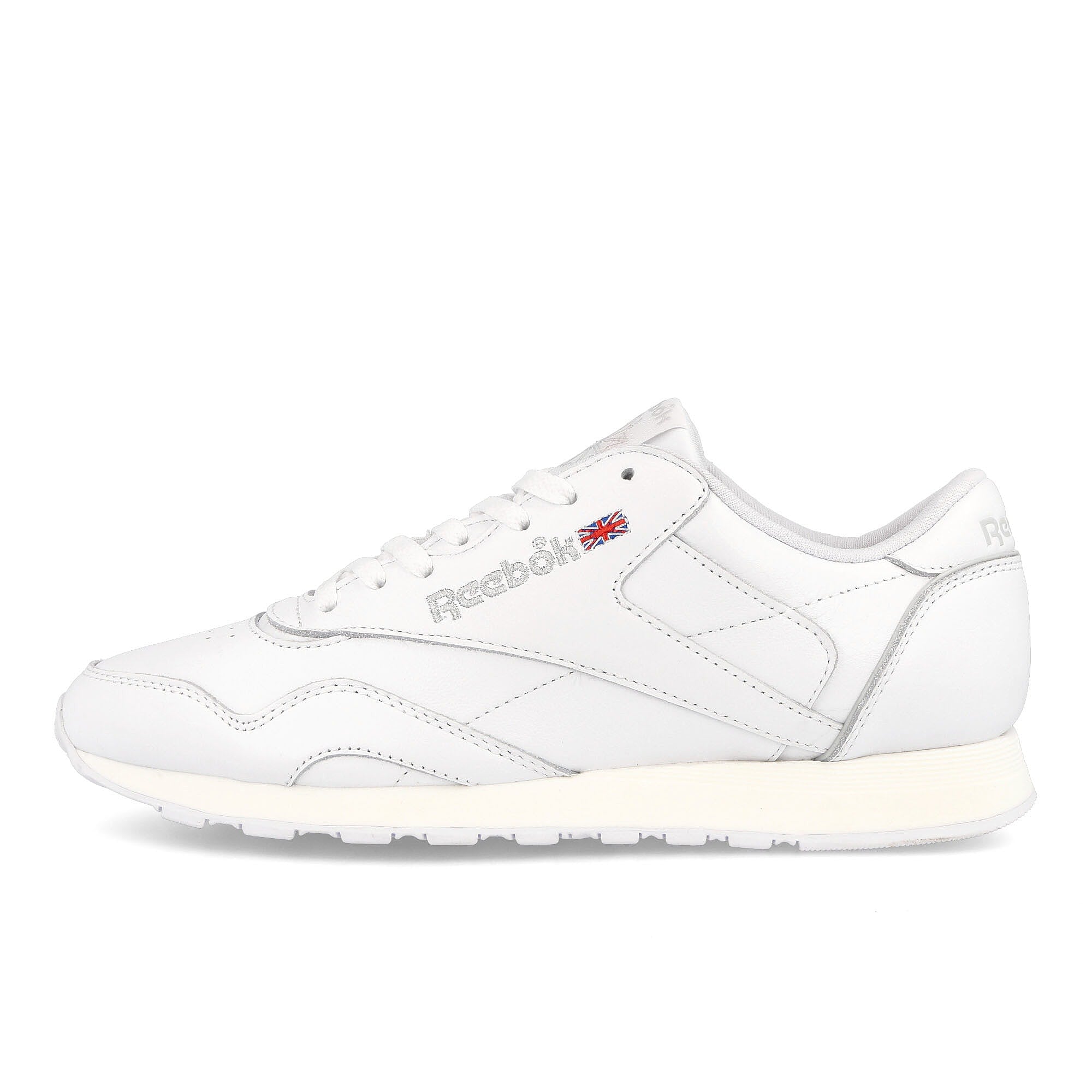 Reebok classic leather plus Footwear White / Pure Grey 2 / Vector Red Sneakers GV8540 | Overkill