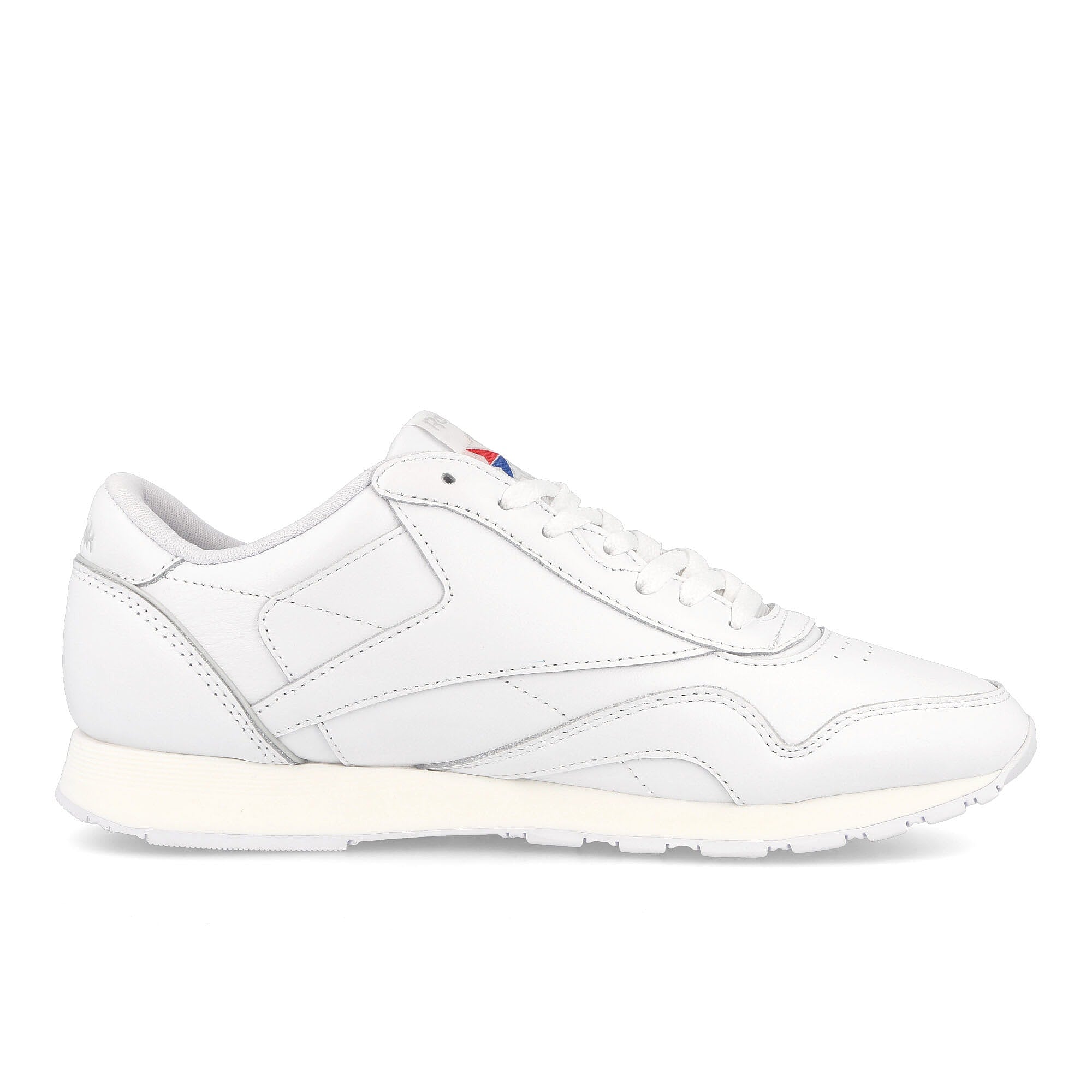 Reebok classic leather plus Footwear White / Pure Grey 2 / Vector Red Sneakers Silhouette | Overkill