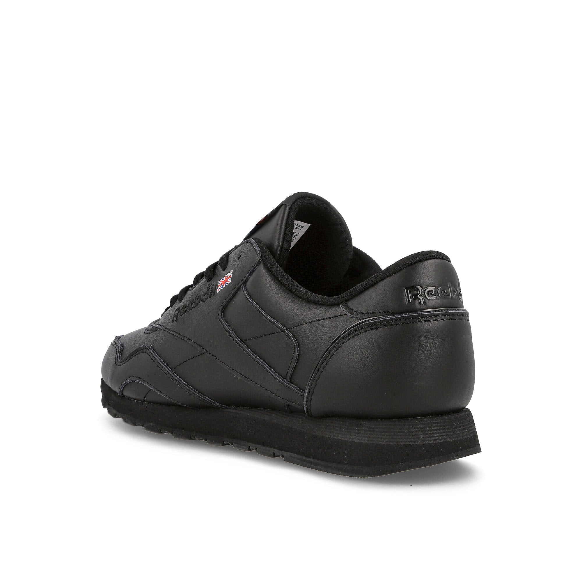 Reebok classic leather plus Core Black / Footwear White / Vector Red Sneakers Material | Overkill