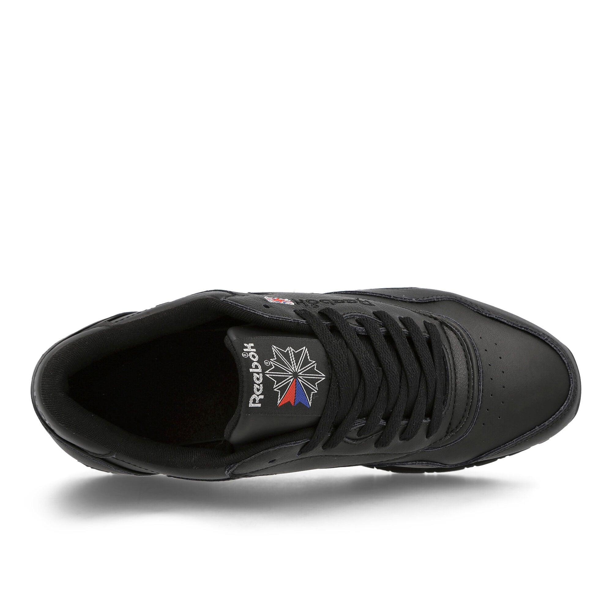 Reebok classic leather plus Core Black / Footwear White / Vector Red Sneakers Detailfoto | Overkill