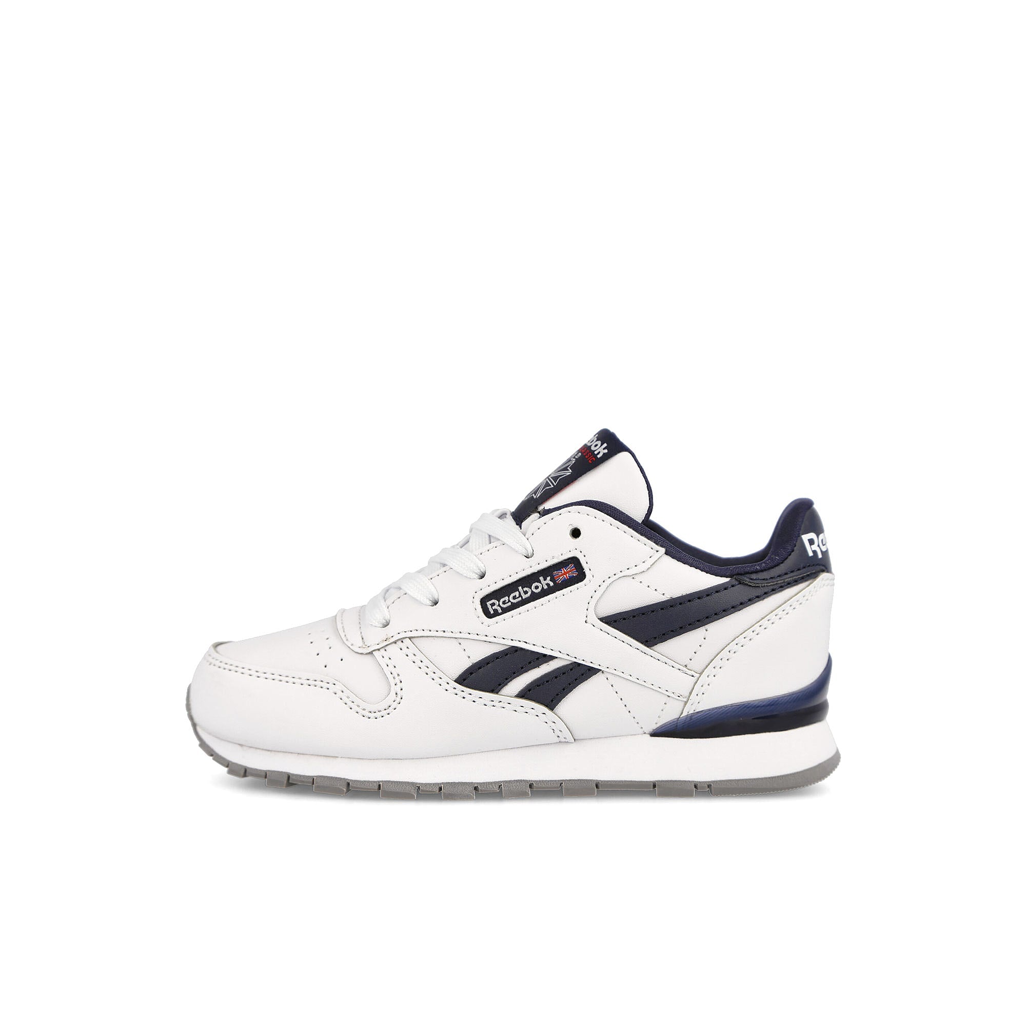 Reebok classic leather step n flash kids Cloud White / Cloud White / Vector Navy Sneakers GV8642 | Overkill