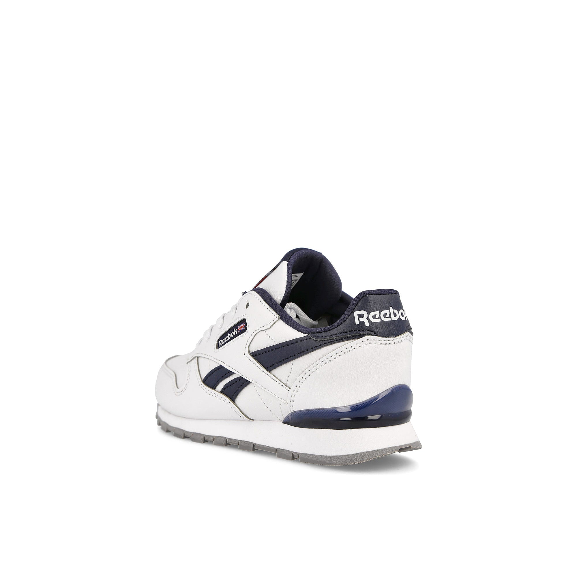 Reebok classic leather step n flash kids Cloud White / Cloud White / Vector Navy Sneakers Material | Overkill