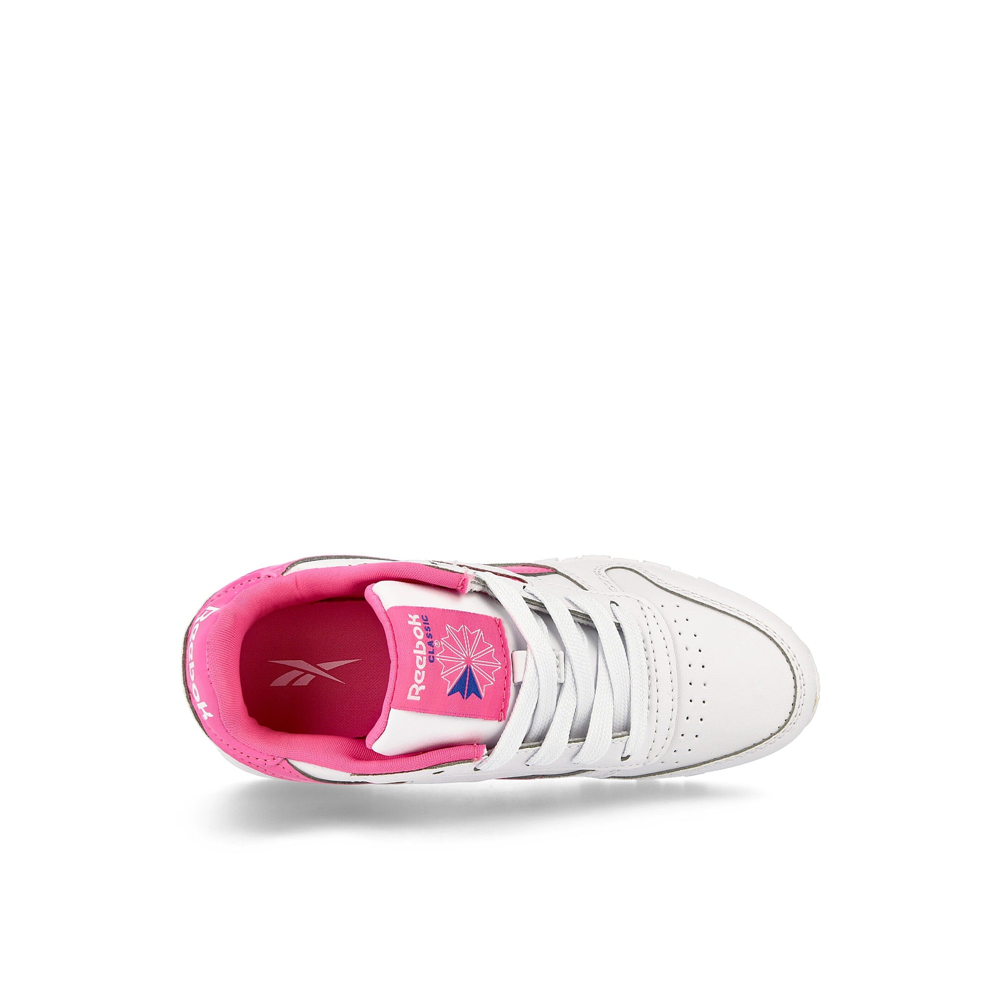 Reebok classic leather step n flash kids Footwear White / Footwear White / Atomic Pink Sneakers Detailfoto | Overkill