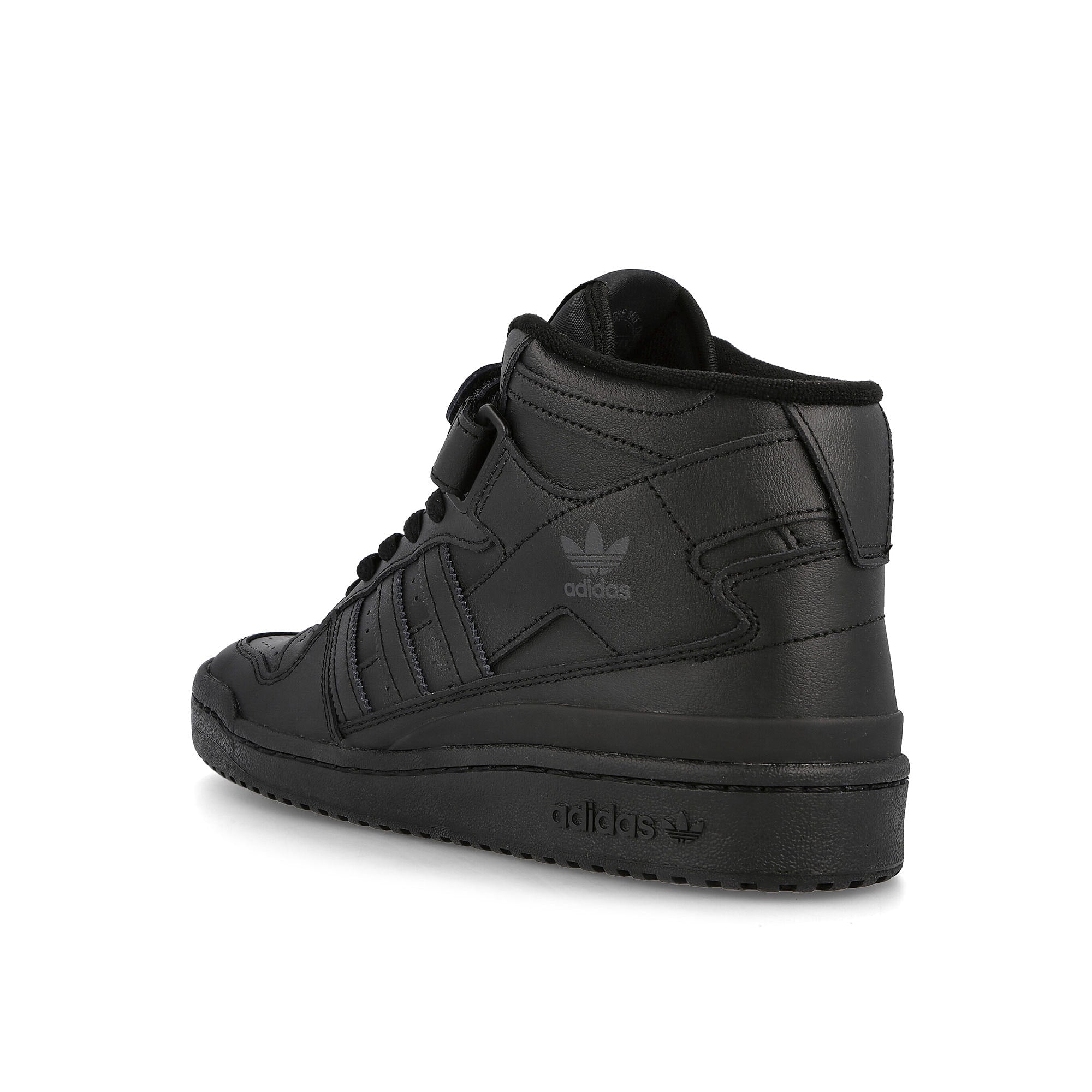 adidas forum mid Core Black / Core Black / Core Black Close-up | Overkill