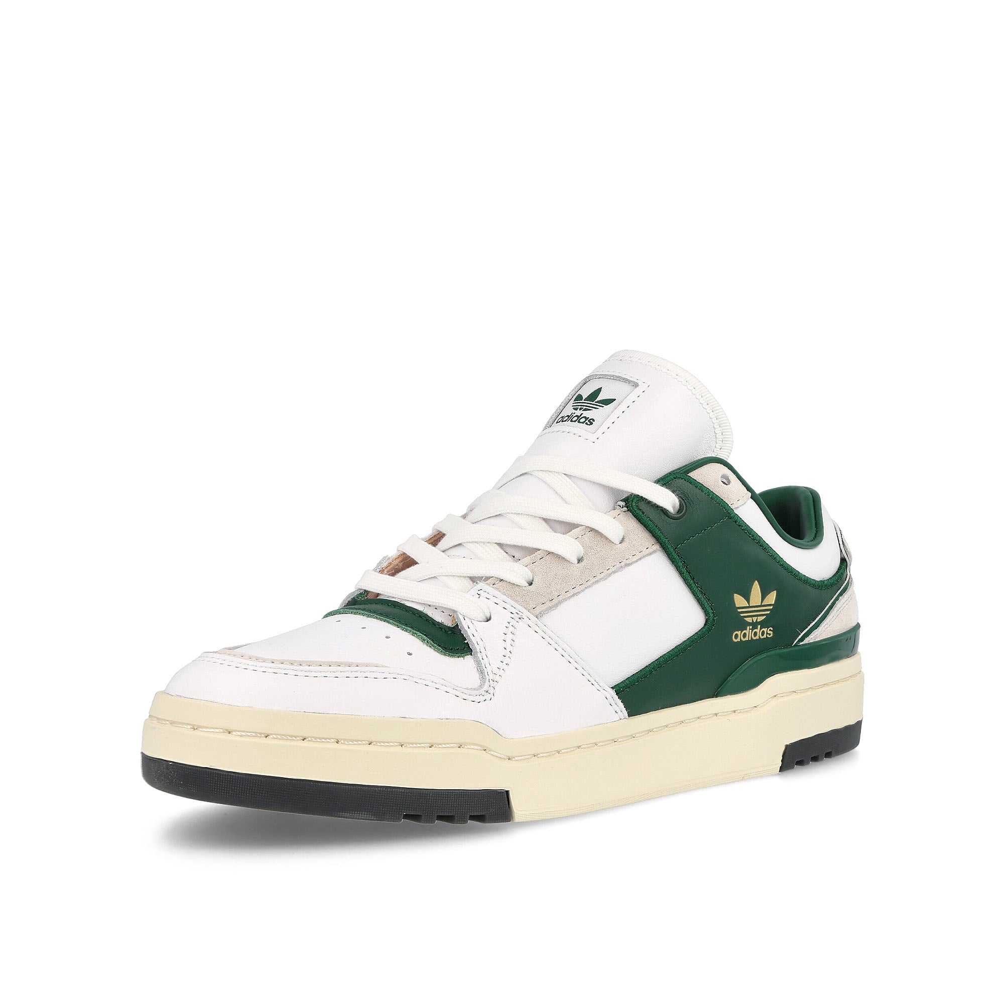 adidas forum luxe low Footwear White / Collegiate Green / Off White Sneakers Close Up | Overkill