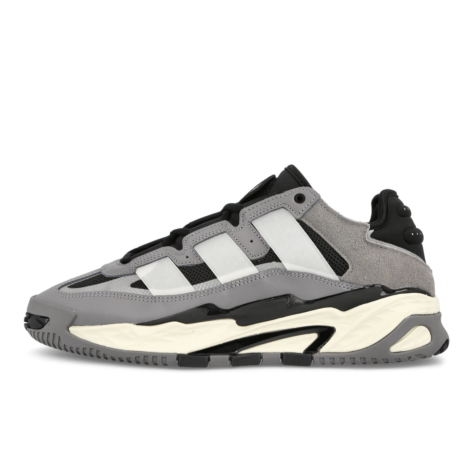adidas Niteball Grey Heather-Footwear White-Core Black Sneakers GW2017 | Overkill