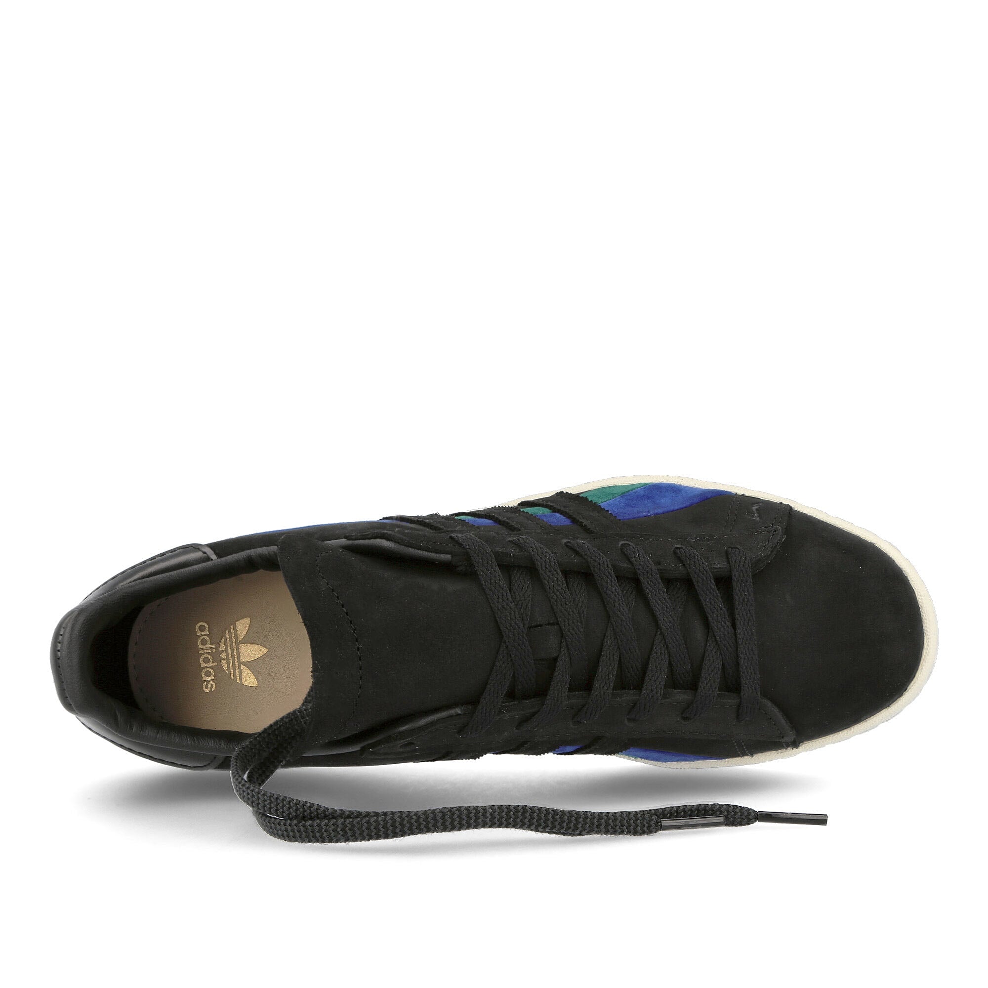 adidas Book Works x adidas Campus 80 Core Black-Bold Blue-Collegiate Green Sneakers Detailfoto | Overkill