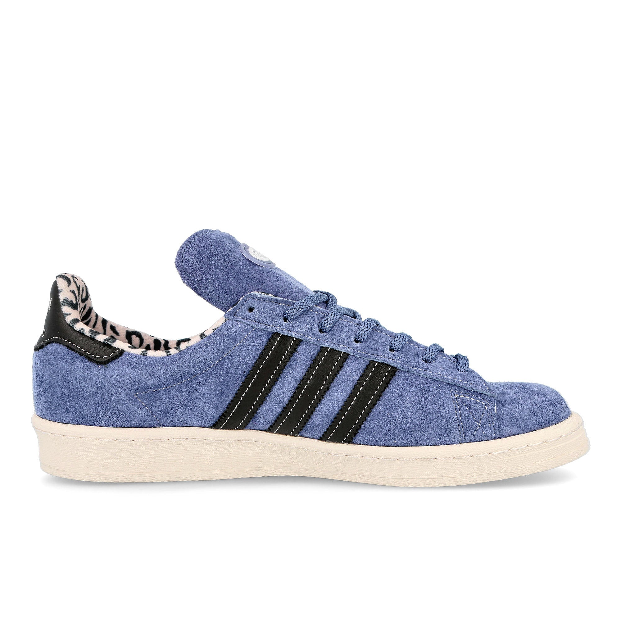 adidas XLARGE x adidas Campus 80 Orbit Violet-Core Black-Chalk White Sneakers Silhouette | Overkill