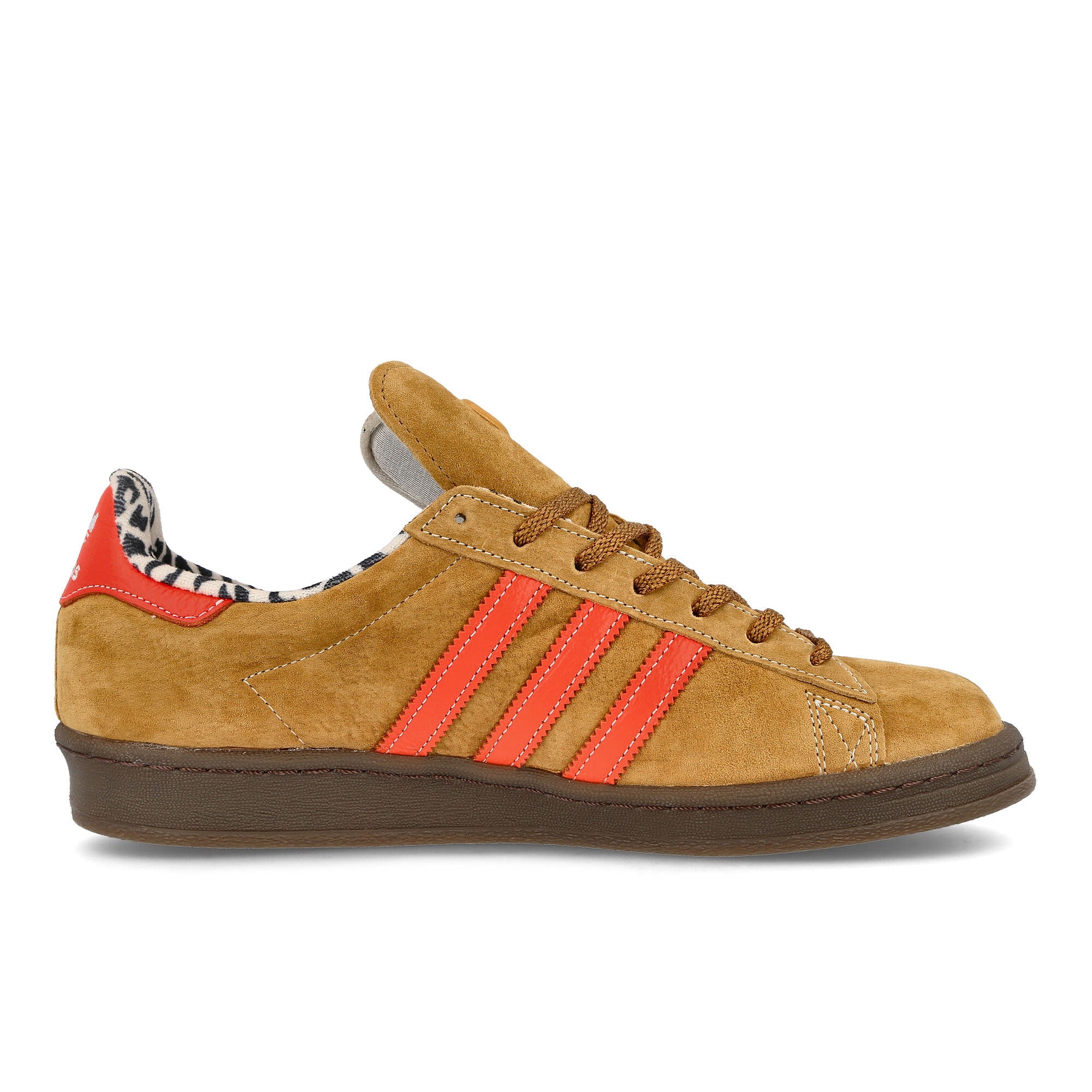 adidas XLARGE x adidas Campus 80 Mesa-Solar Red-Gum5 Sneakers Silhouette | Overkill