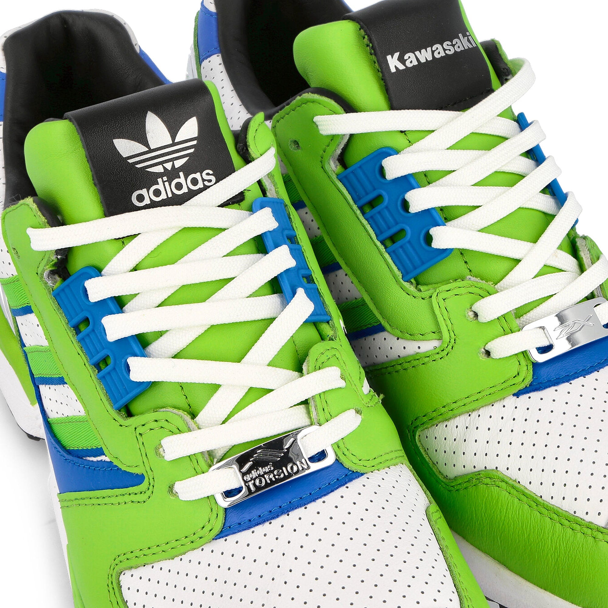 adidas Kawasaki x adidas ZX 8000 Semi Solar Green / Semi Solar Green / Black / Blue Detail view 1 | Overkill
