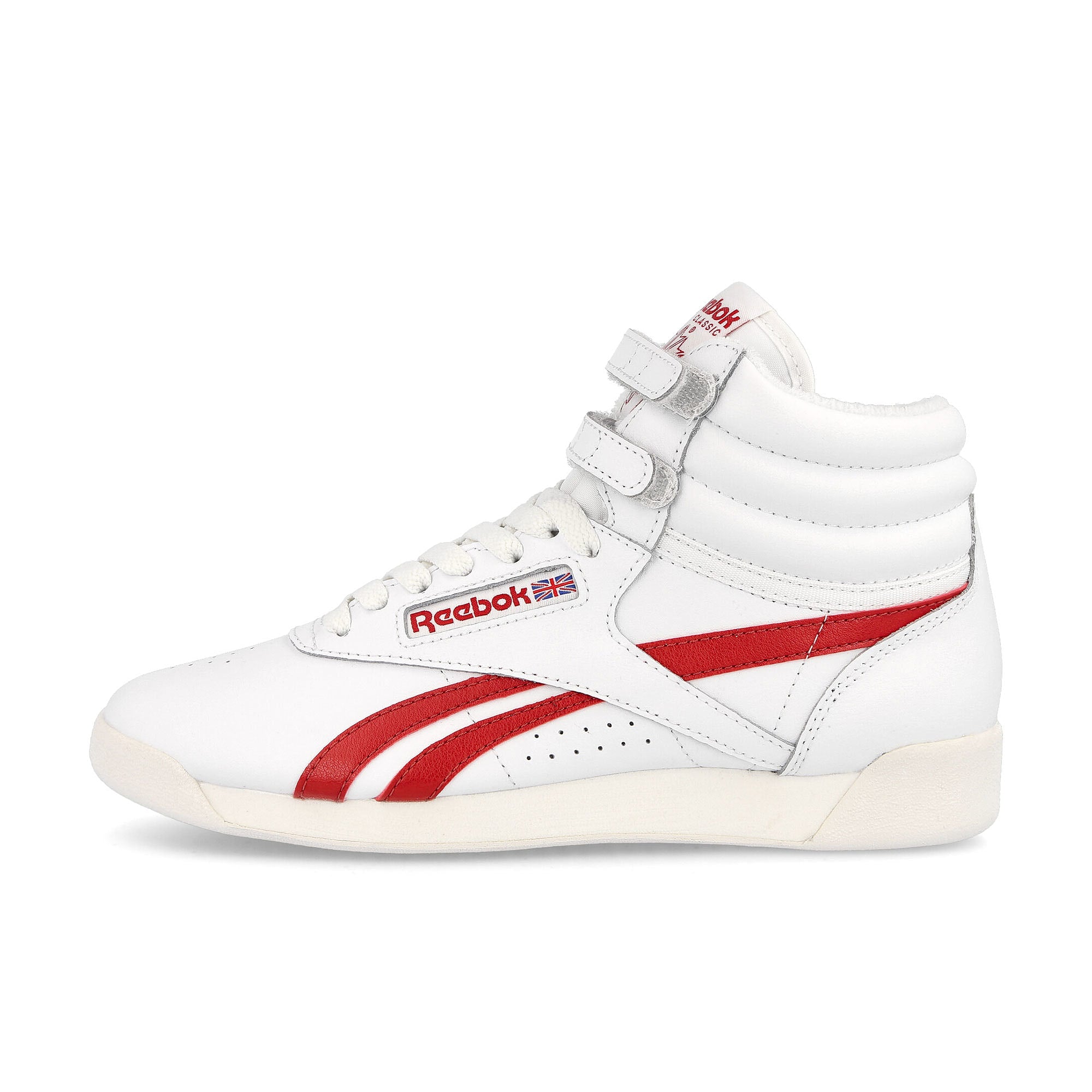Reebok wmns f/s hi Footwear White / Chalk / Flash Red Sneakers GW3758 | Overkill