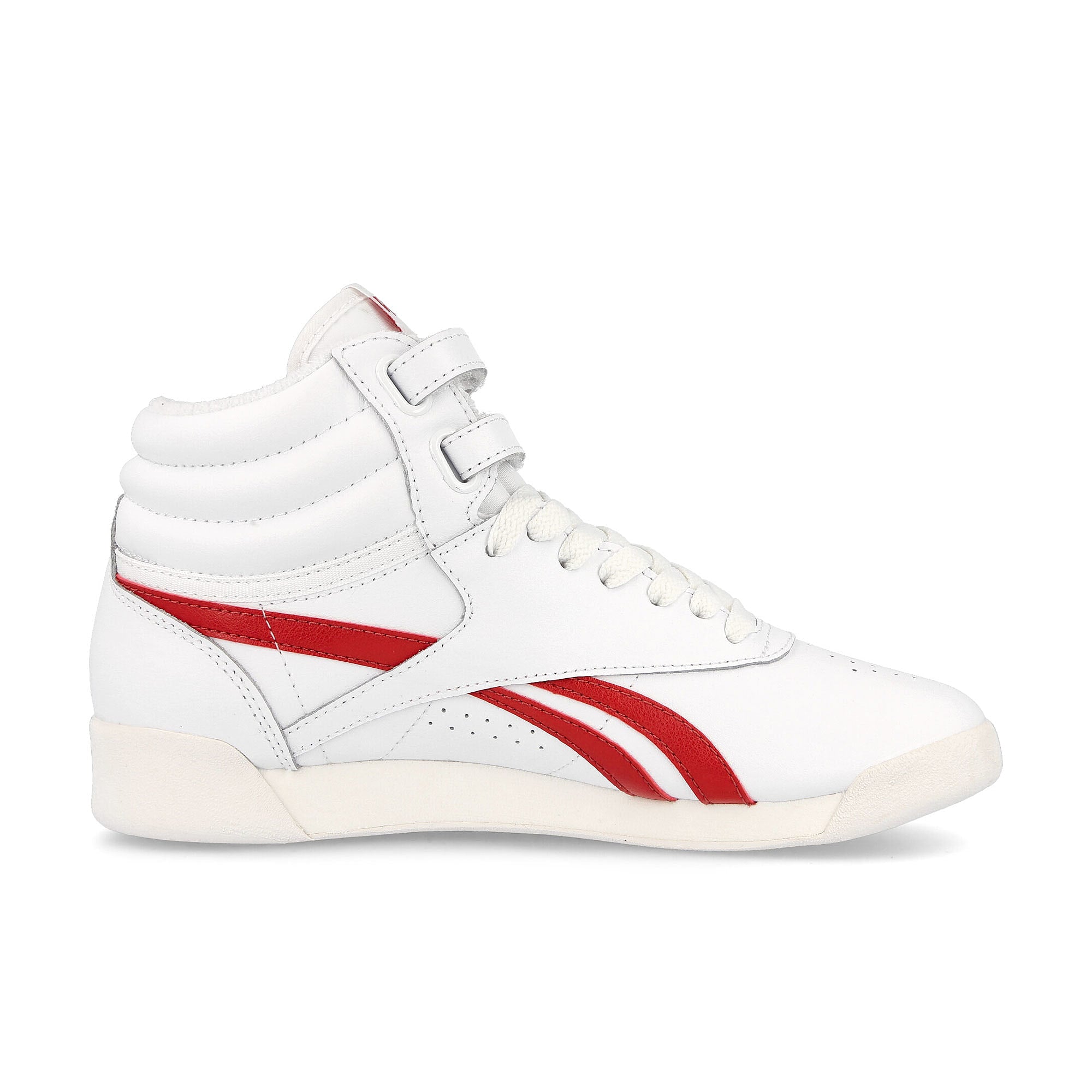 Reebok wmns f/s hi Footwear White / Chalk / Flash Red Sneakers Silhouette | Overkill