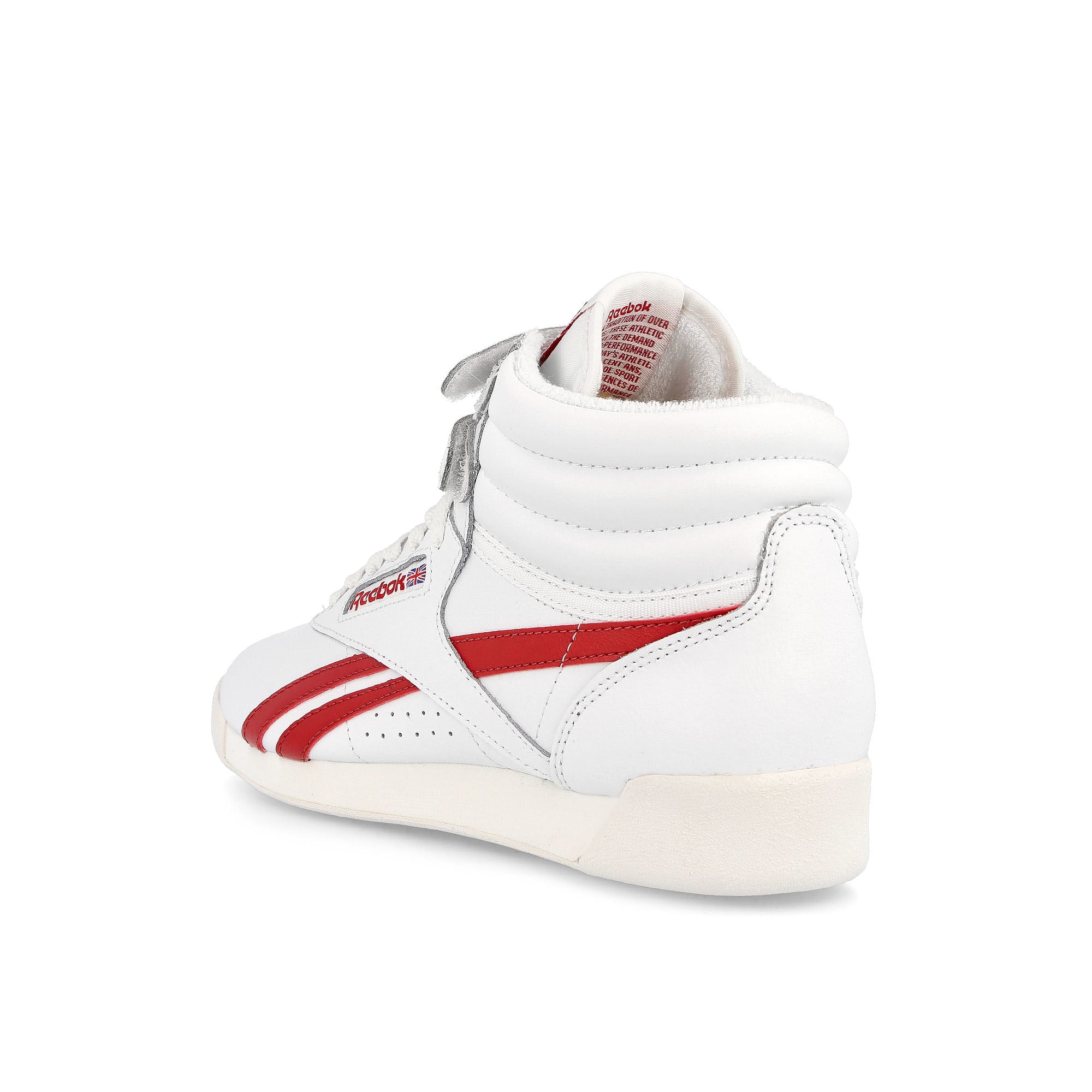 Reebok wmns f/s hi Footwear White / Chalk / Flash Red Sneakers Material | Overkill