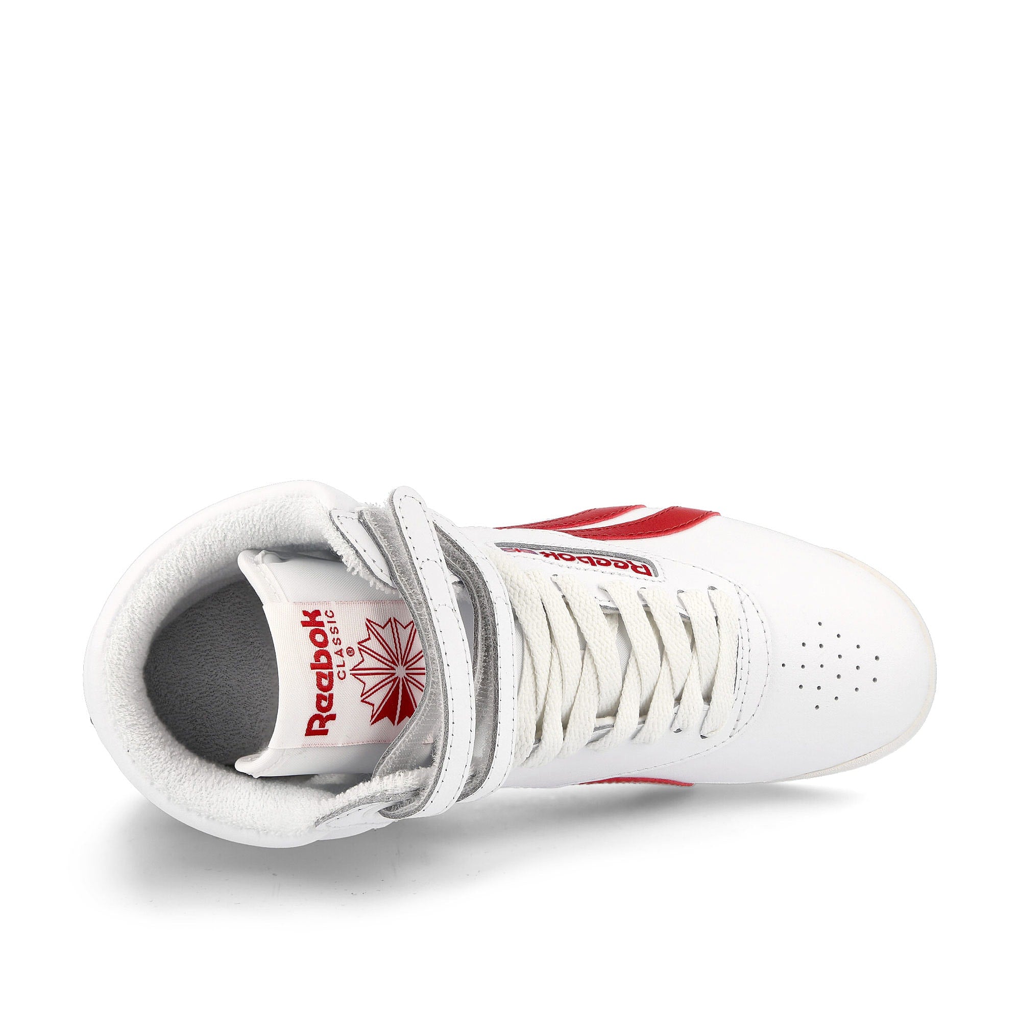 Reebok wmns f/s hi Footwear White / Chalk / Flash Red Sneakers Detailfoto | Overkill