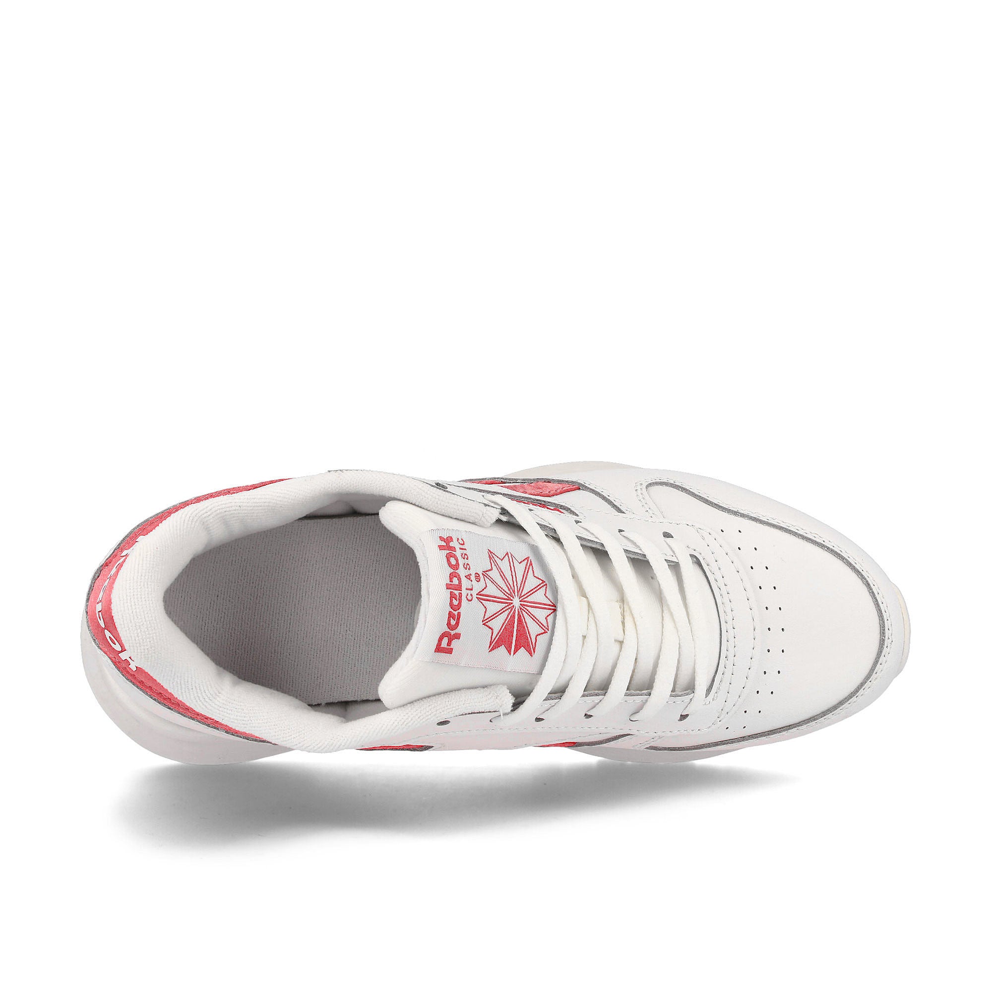 Reebok wmns classic leather sp Footwear White / Footwear White / Orange Flare Sneakers Detailfoto | Overkill