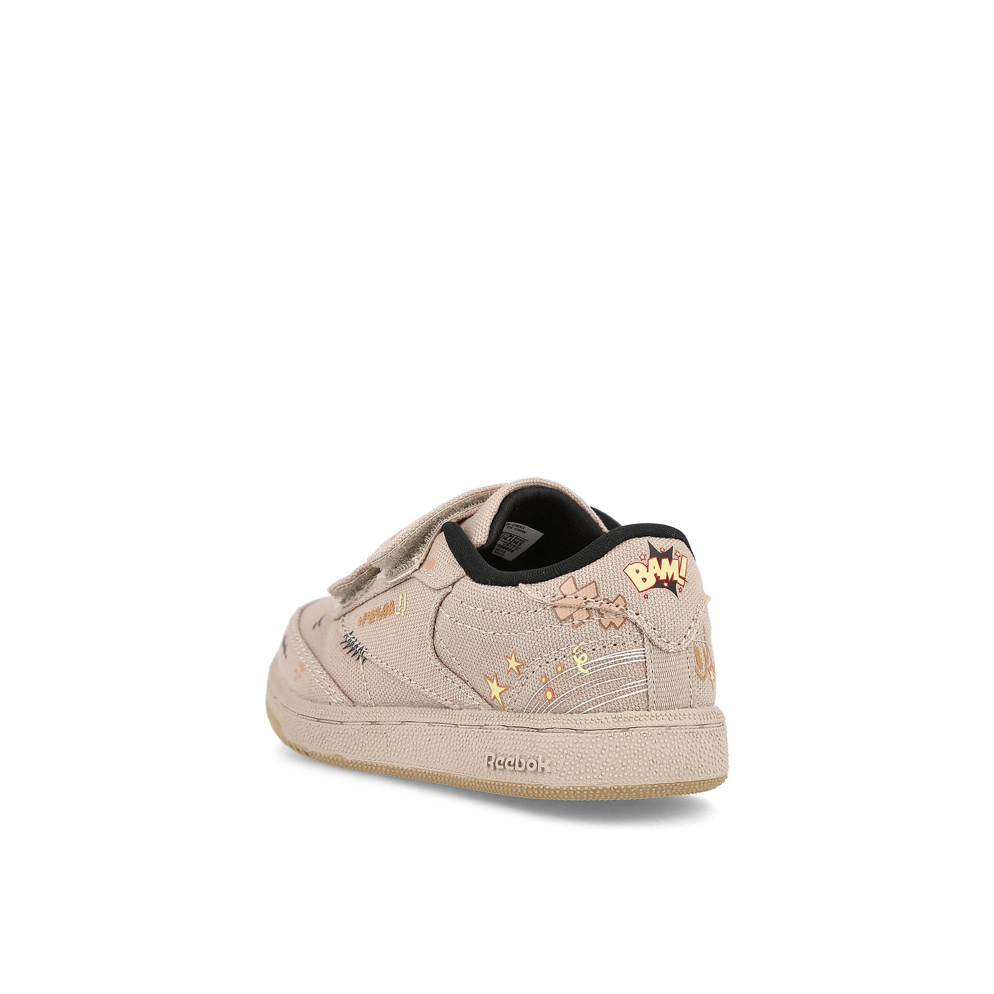 Reebok Looney Tunes x Reebok Club C 85 2V Infants Pebble / Core Black / Panton Close-up | Overkill