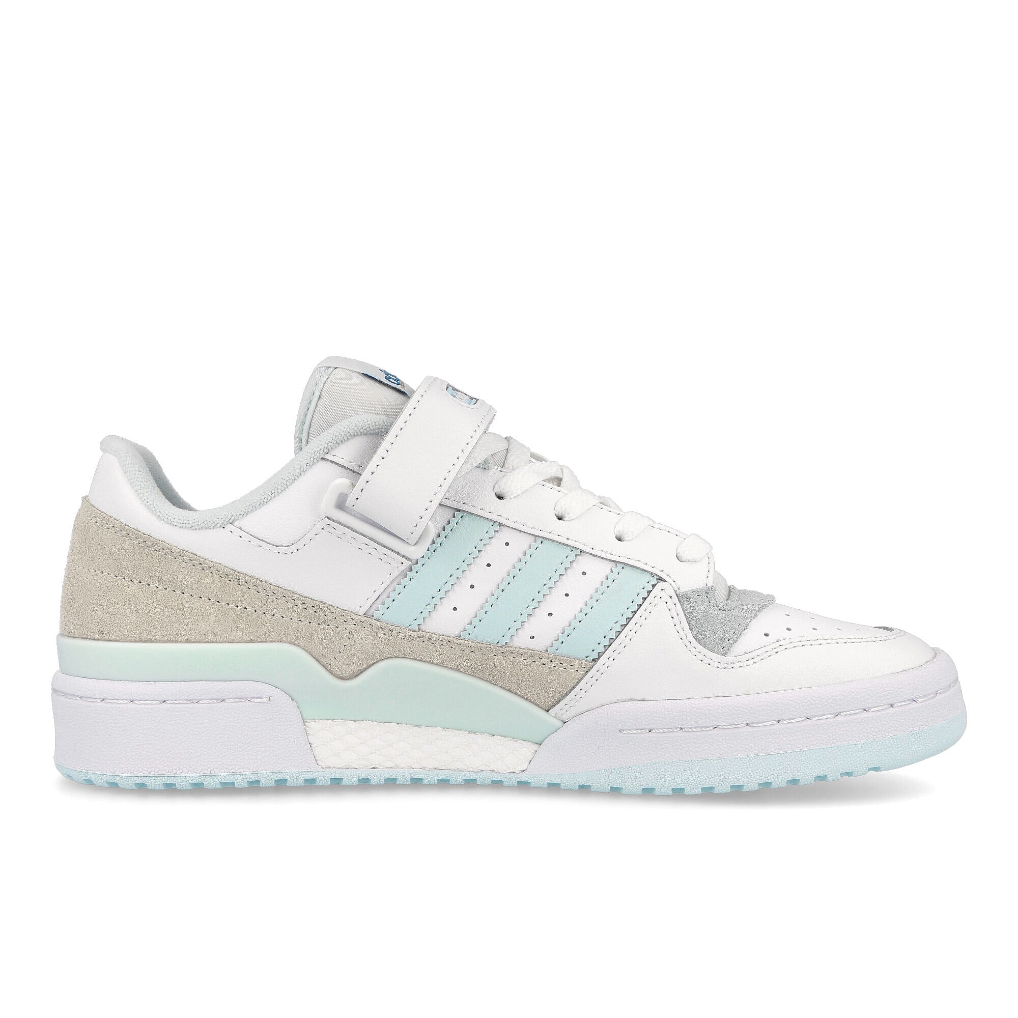 adidas forum low Footwear White / Almost Blue / Chalk White Sneakers Silhouette | Overkill