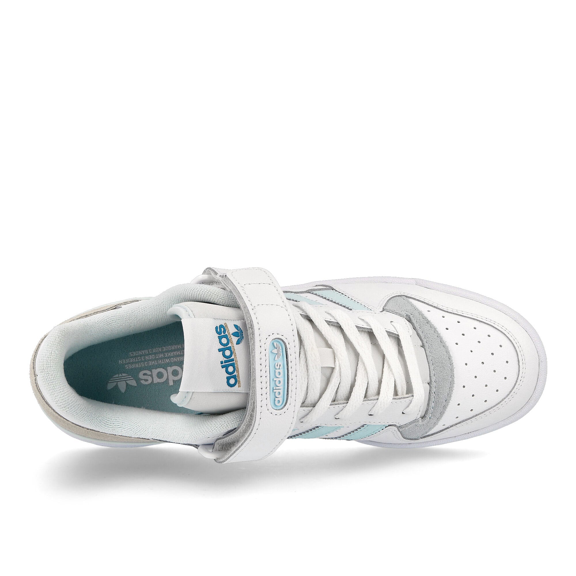 adidas forum low Footwear White / Almost Blue / Chalk White Sneakers Detailfoto | Overkill