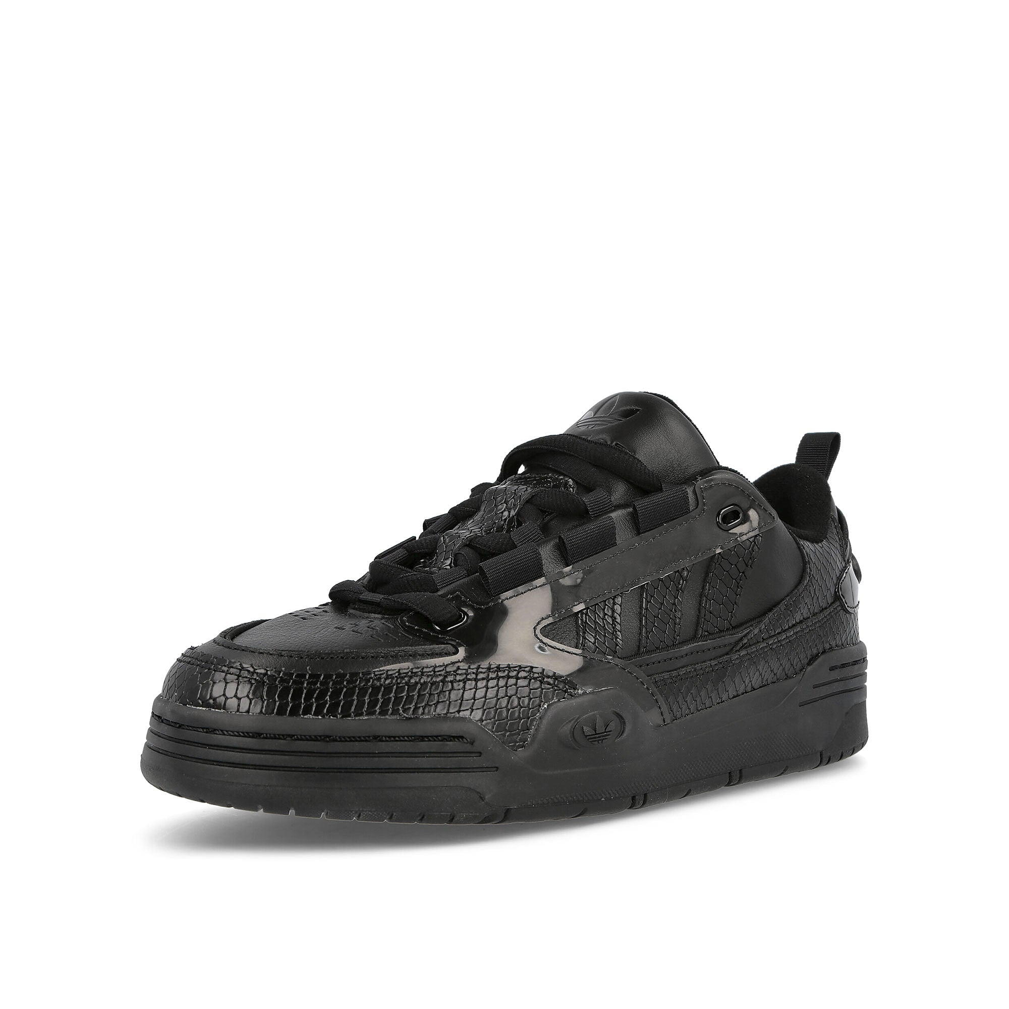 adidas ADI2000 Chalk White-Core Black-Core Black Low Top Sneakers Close Up | Overkill