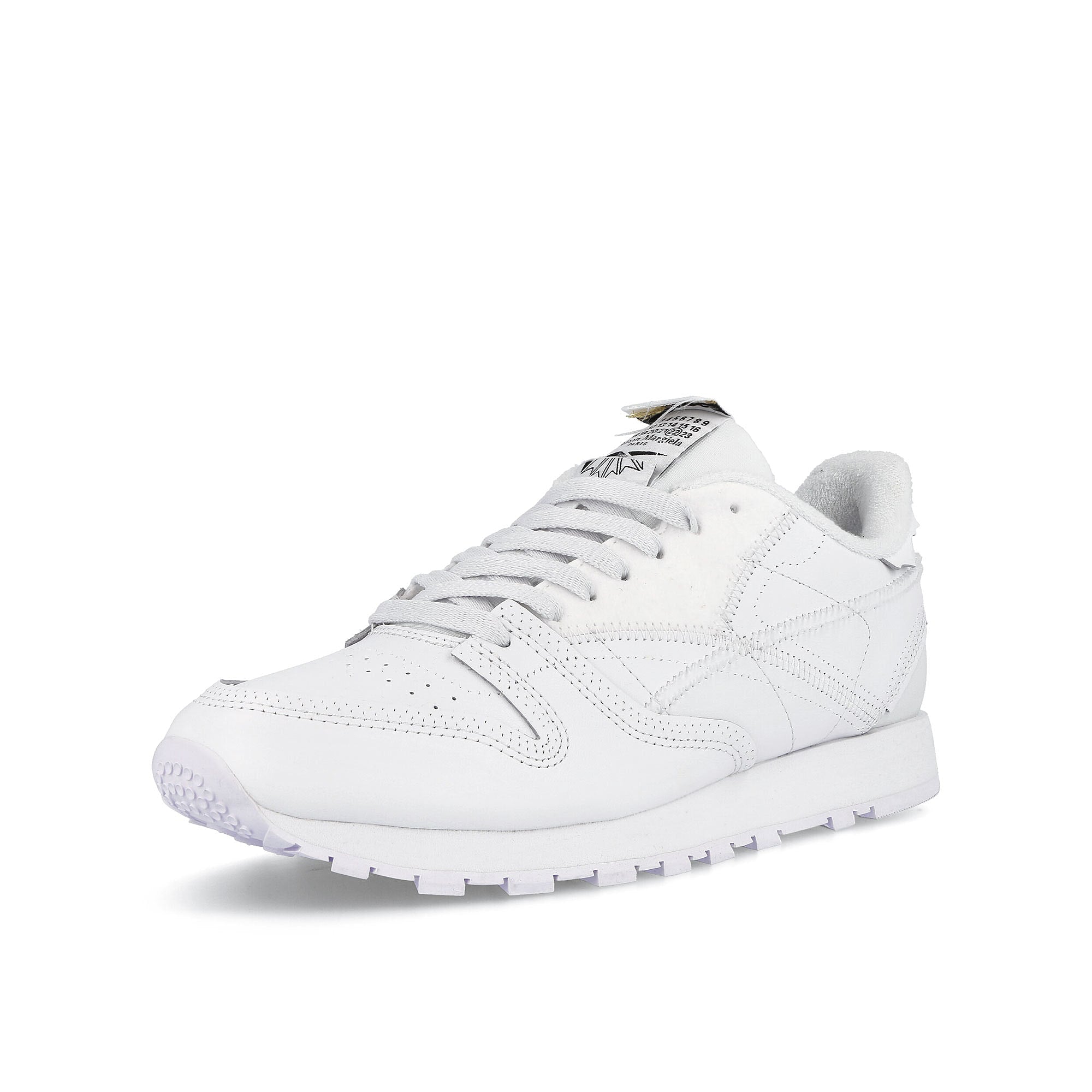 Reebok Maison Margiela x Reebok Project 0 CL Memory of Shoes Footwear White Sneakers Close Up | Overkill
