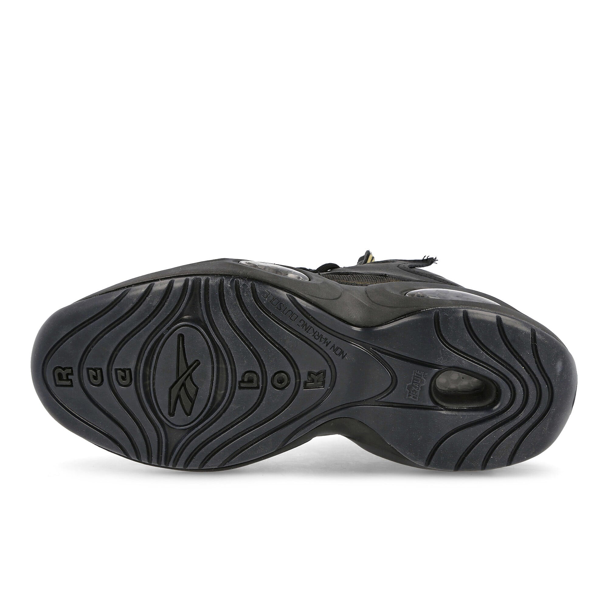 Reebok Maison Margiela x Reebok Question Mid Black Sneakers Detail View 1 | Overkill