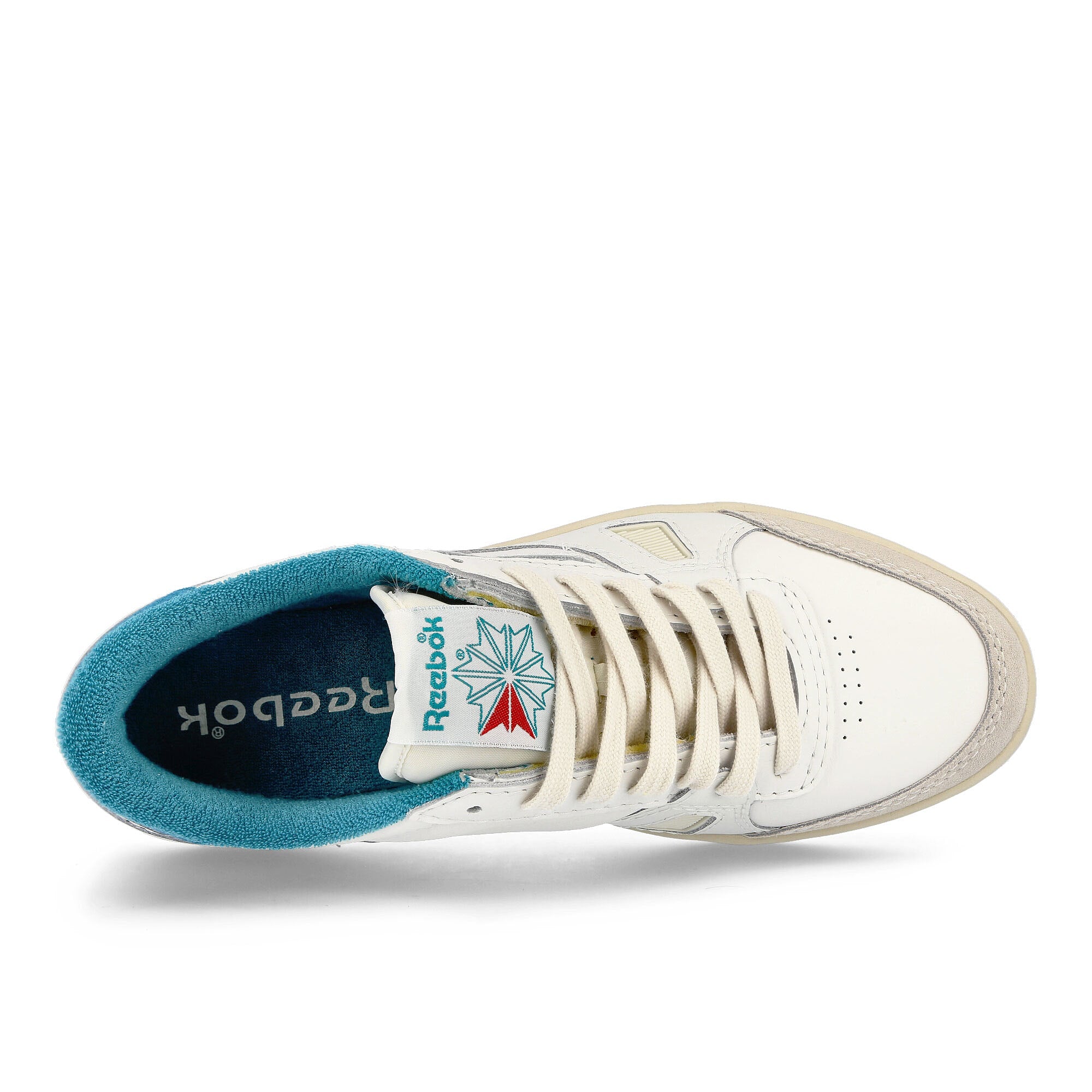 Reebok lt court Chalk-Seaport Teal-Alabaster Sneakers Detailfoto | Overkill