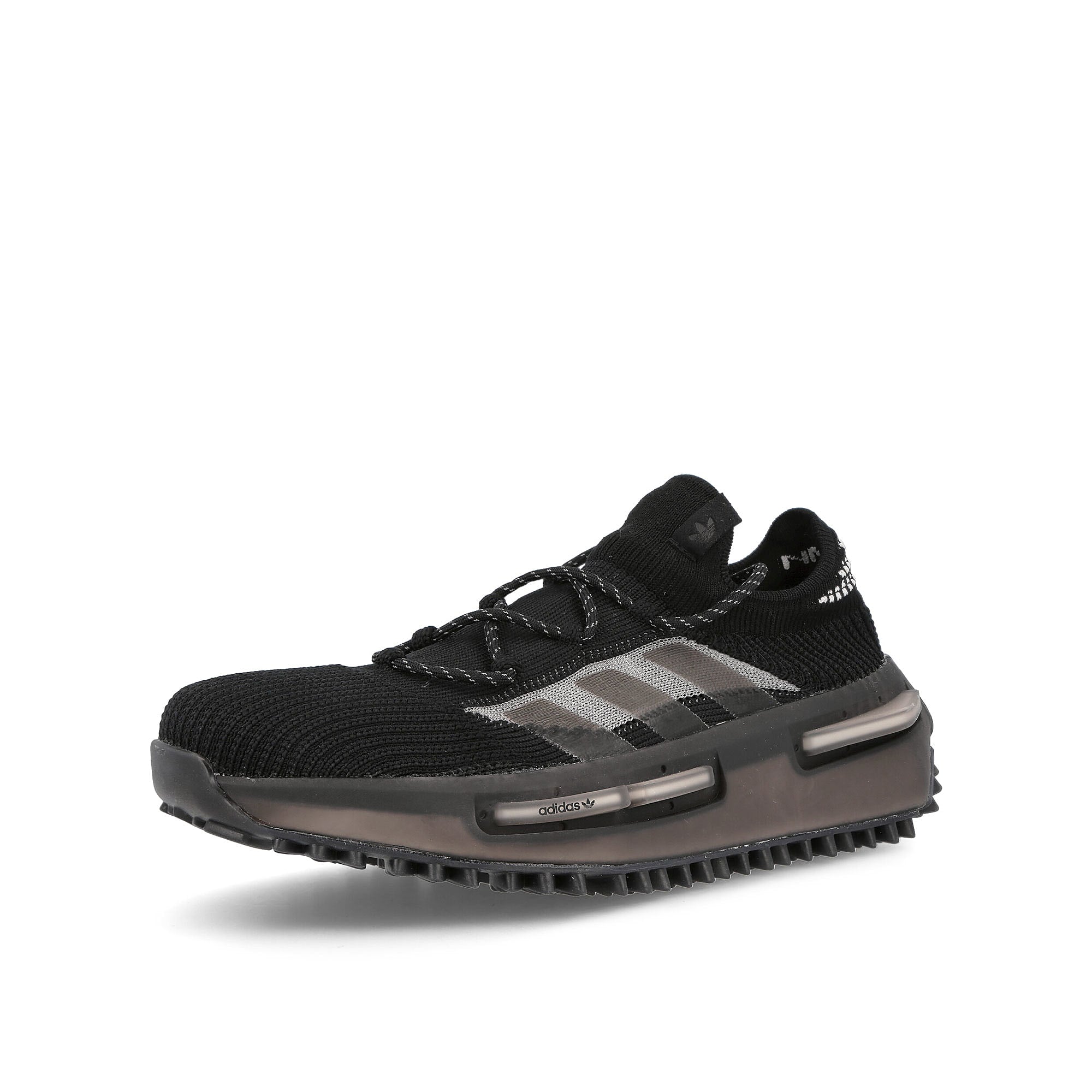 adidas nmd s1 Core Black / Core Black / Core Black Sneakers Close Up | Overkill