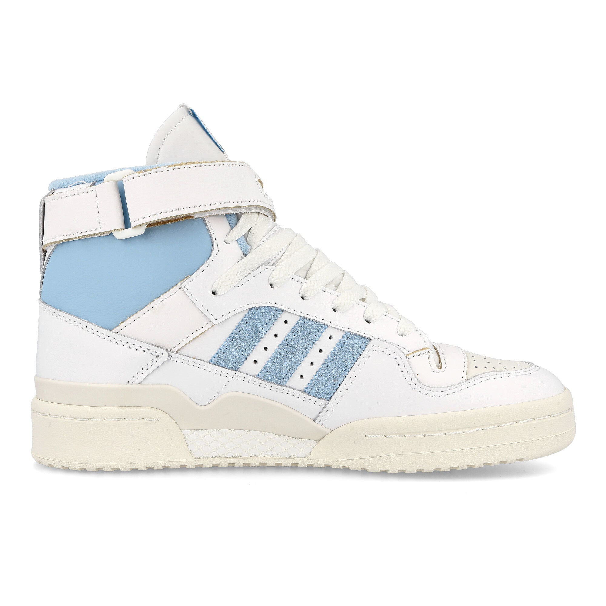 adidas forum 84 high Footwear White-Off White-Clear Sky Sneakers Silhouette | Overkill
