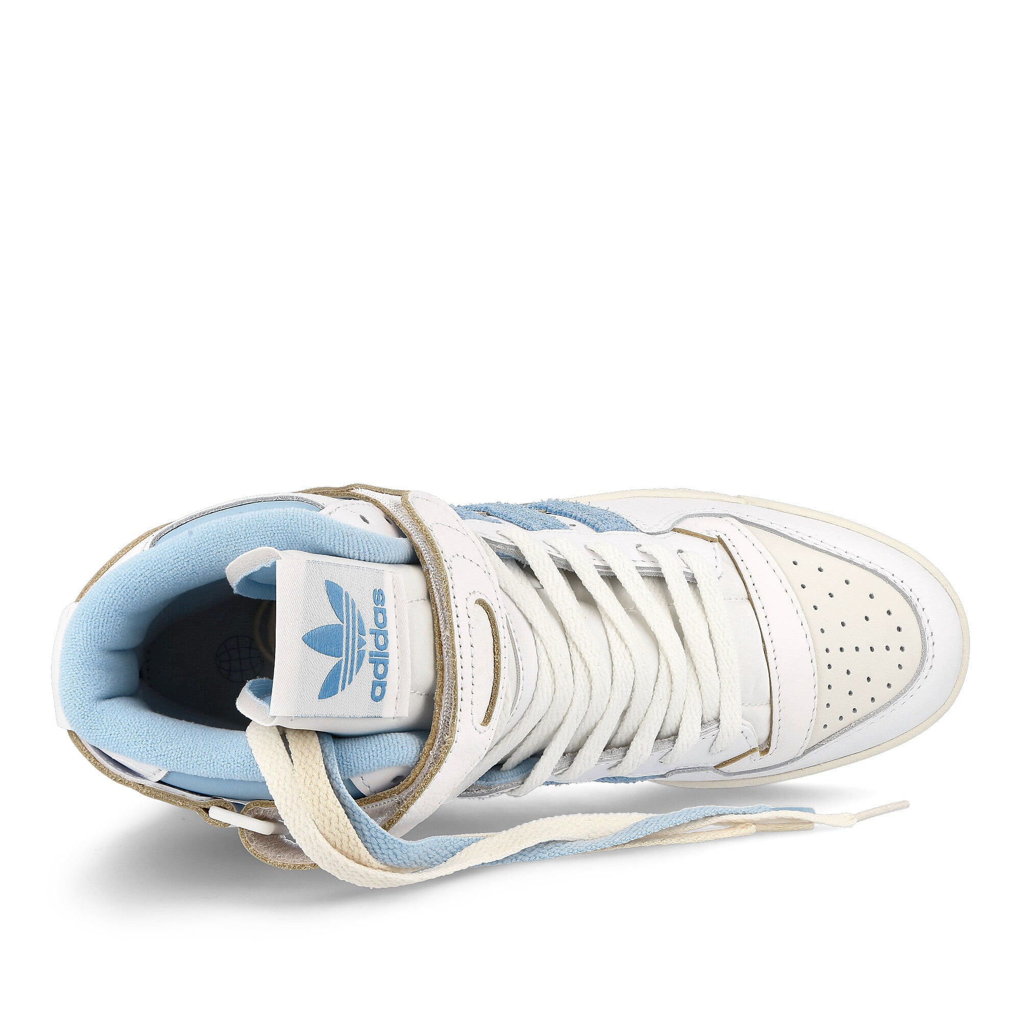 adidas forum 84 high Footwear White-Off White-Clear Sky Sneakers Detailfoto | Overkill