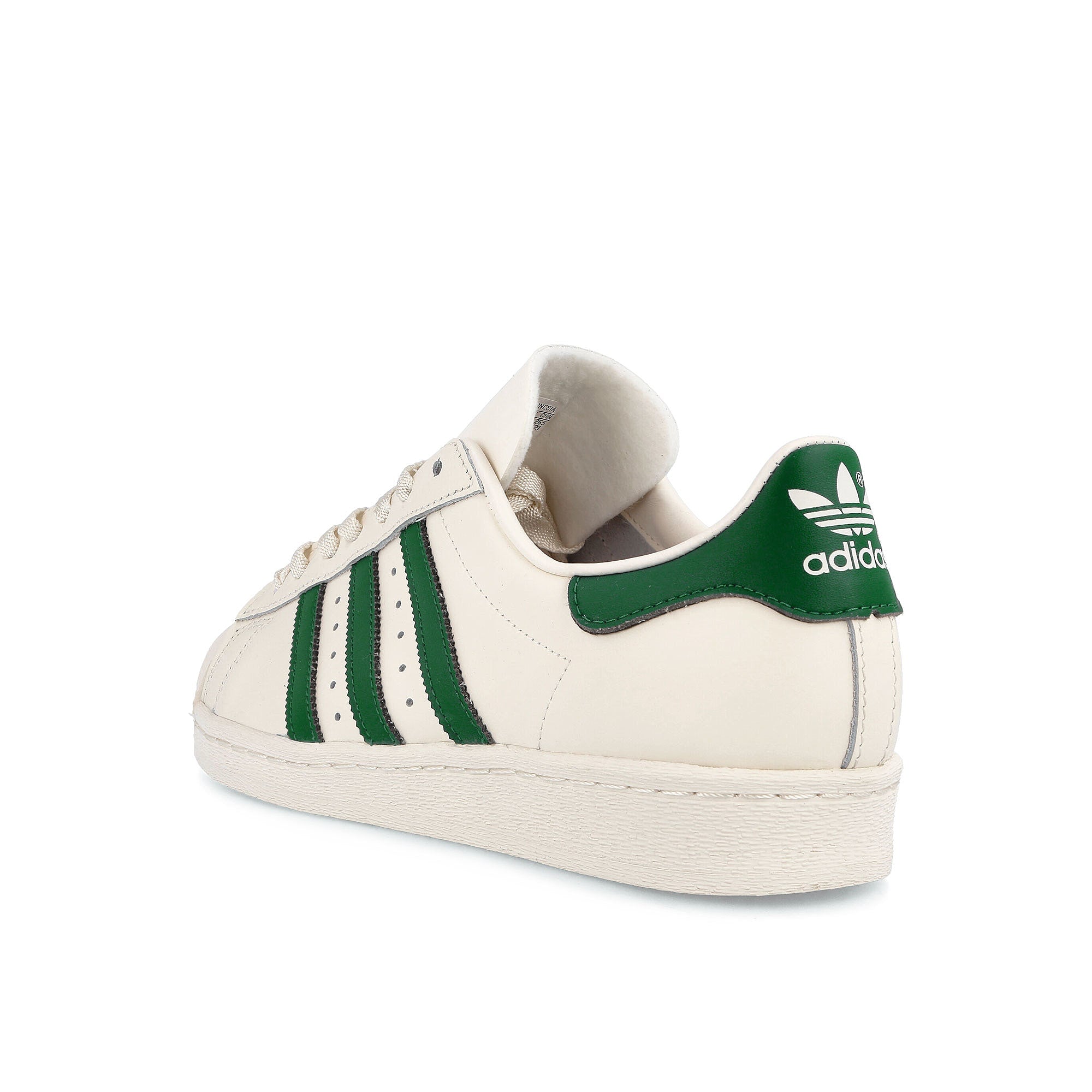 adidas superstar 82 Cloud White-Dark Green-Off White Low Top Sneakers Material | Overkill