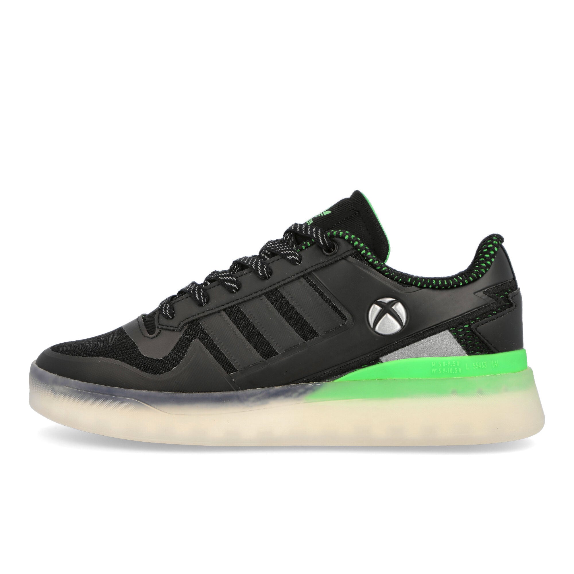 adidas Xbox x adidas 20th Forum Tech Boost Core Black-Core Black-Customized Sneakers GW6374 | Overkill