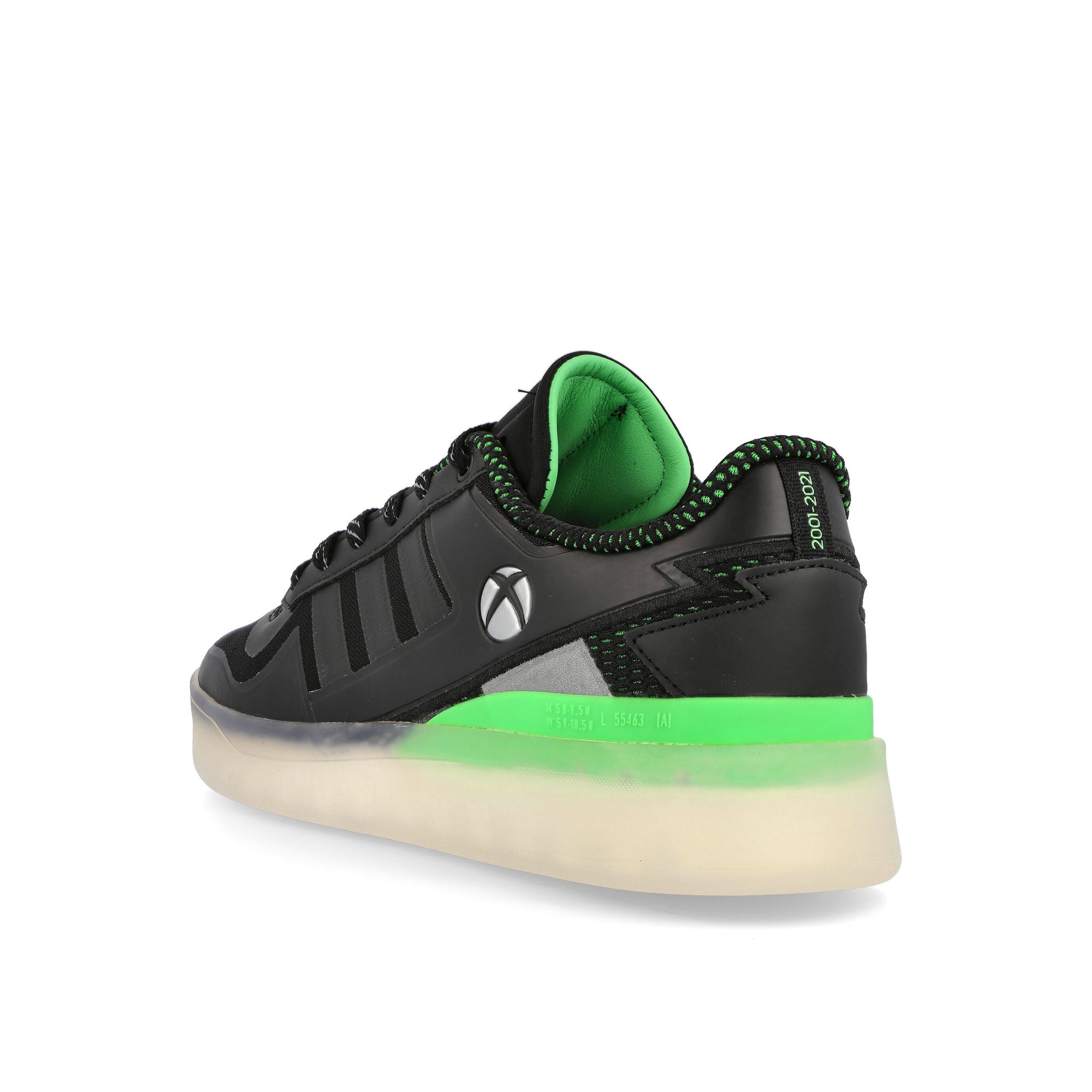 adidas Xbox x adidas 20th Forum Tech Boost Core Black-Core Black-Customized Sneakers Material | Overkill