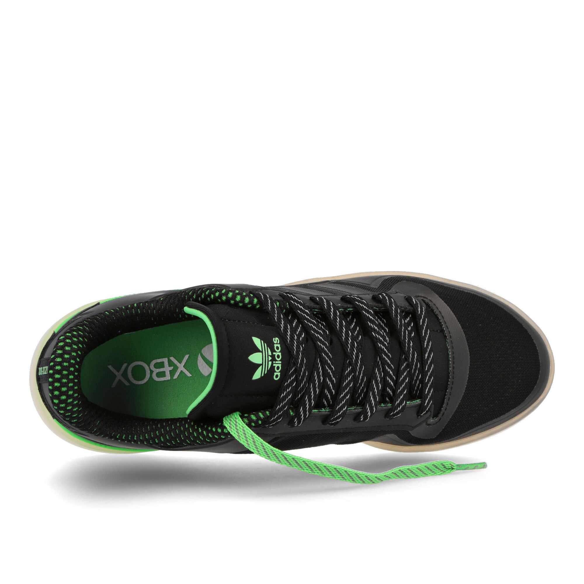 adidas Xbox x adidas 20th Forum Tech Boost Core Black-Core Black-Customized Sneakers Detailfoto | Overkill