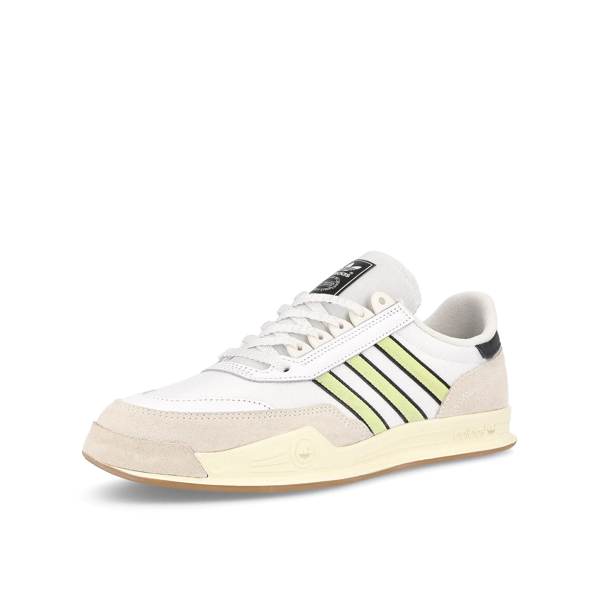 adidas ct86 Footwear White-Pulse Yellow-Core Black Sneakers Close Up | Overkill
