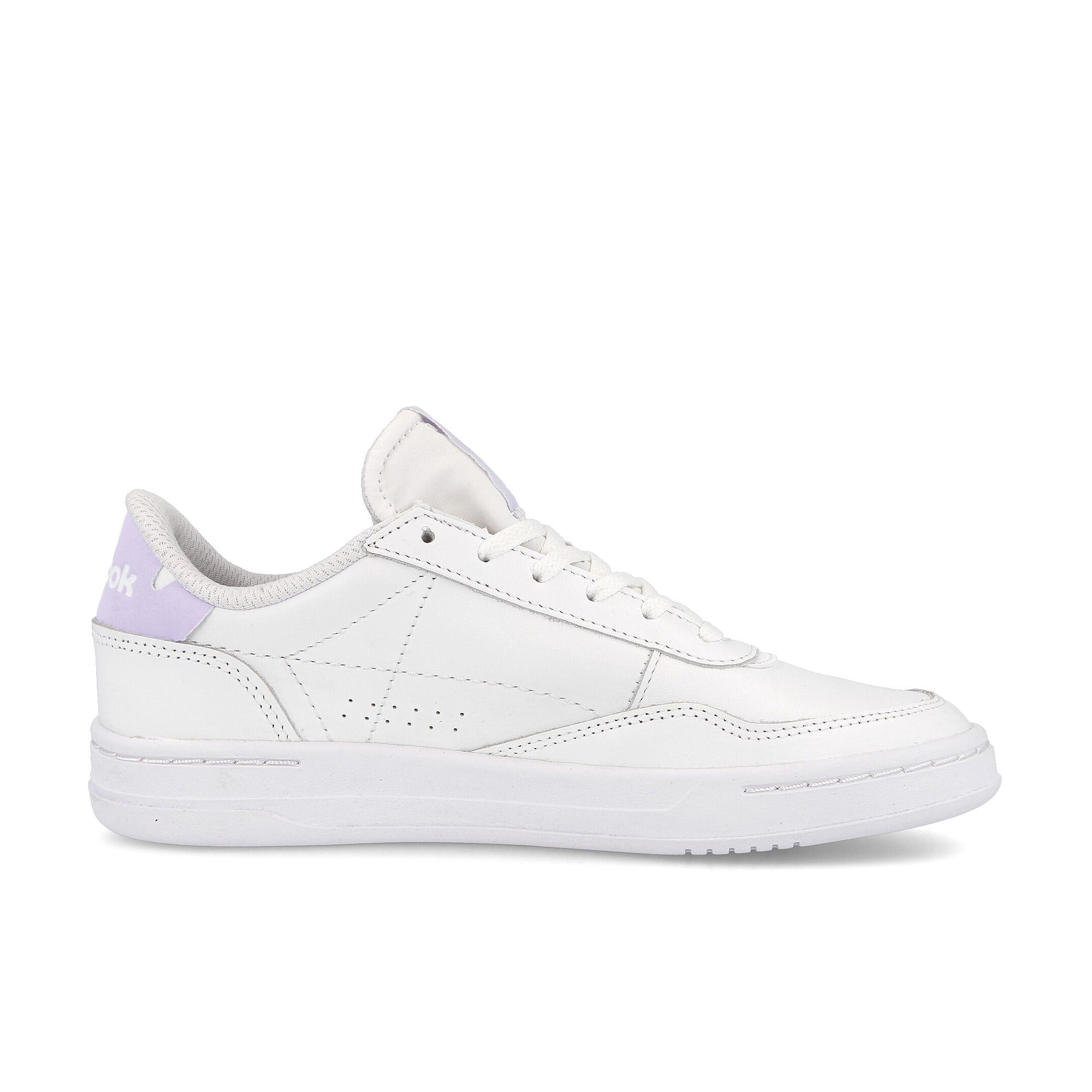 Reebok wmns court peak Footwear White / Lucid Lilac / Footwear White Material | Overkill