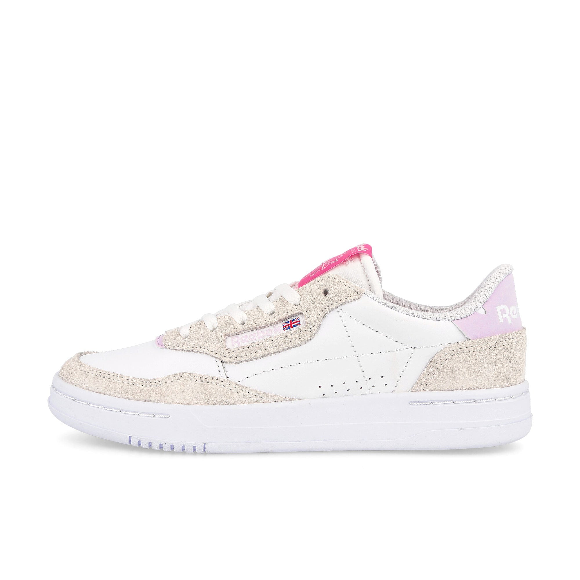 Reebok wmns court peak Footwear White / Chalk / Atomic Pink GW7563 | Overkill