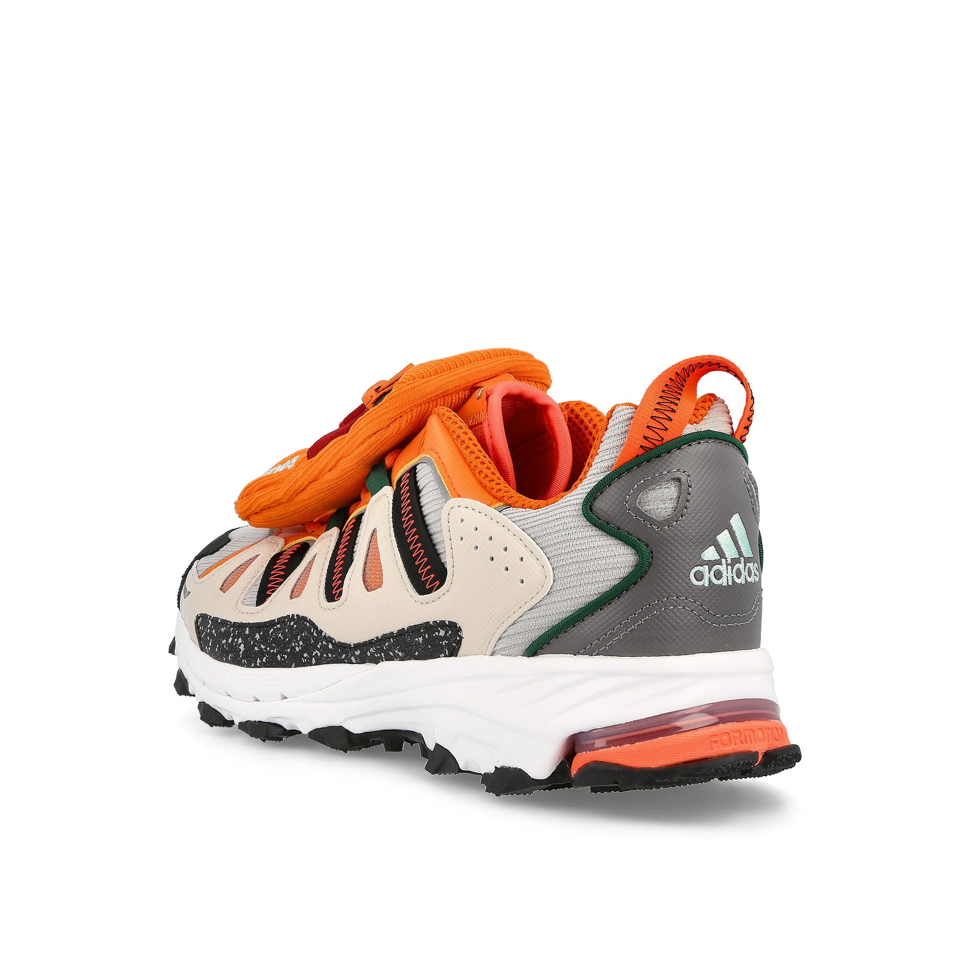 adidas Sean Wotherspoon x Atmos x adidas Superturf Adventure Stone-Core Black-Power Red Sneakers Material | Overkill