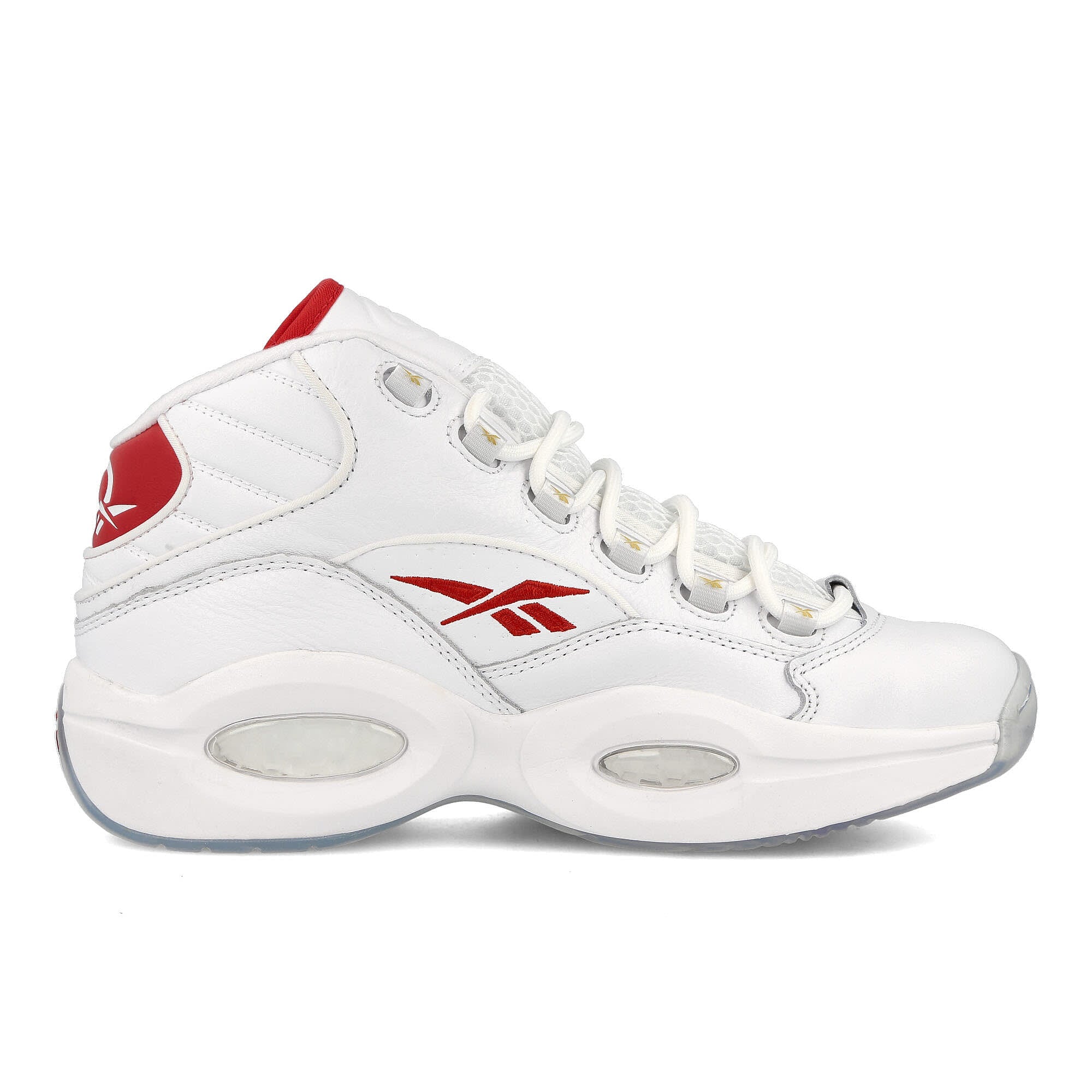Reebok question mid Footwear White-Footwear White-Vector Red Sneakers Silhouette | Overkill