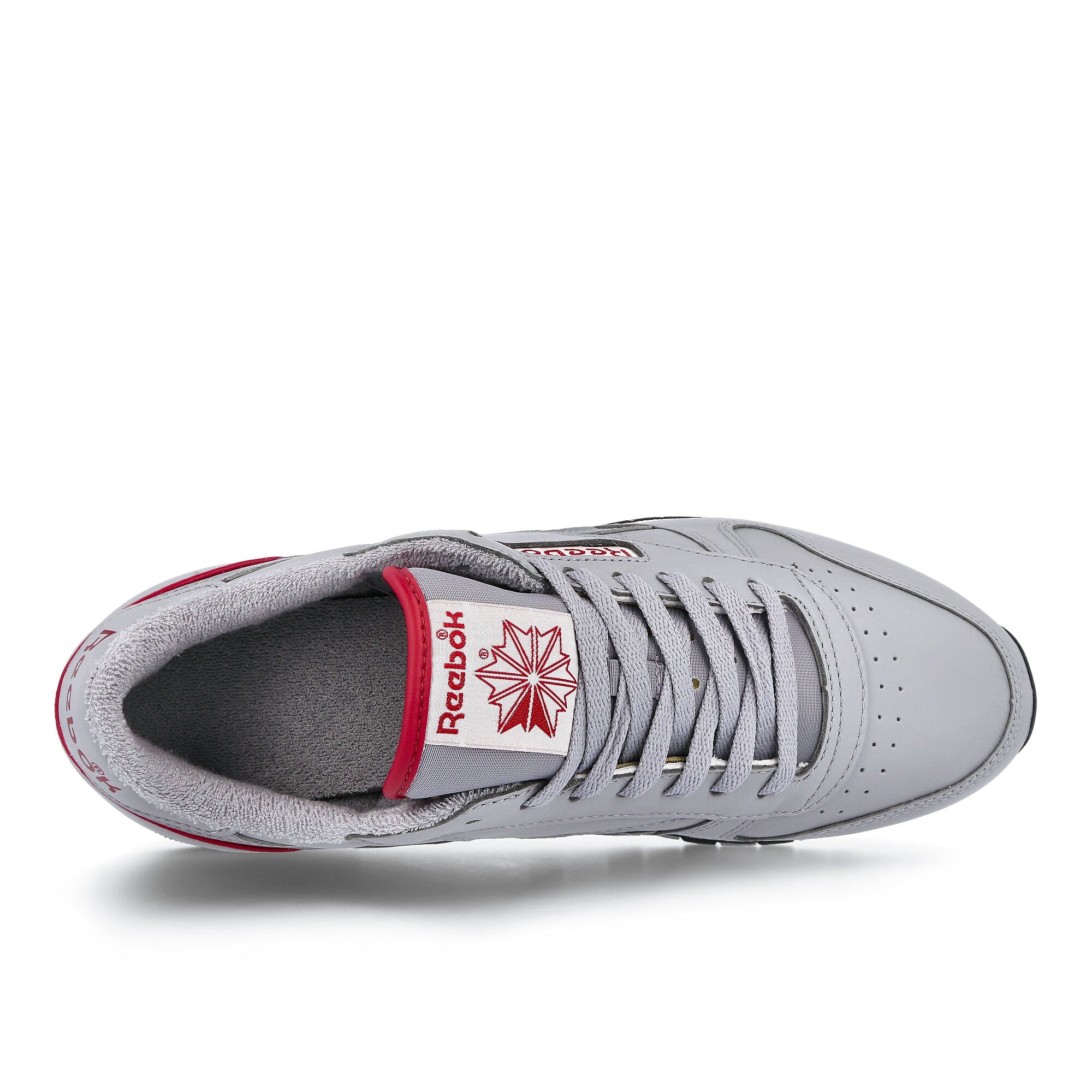 Reebok classic leather 1983 vintage Cold Grey 3-Flash Red-Chalk Low Top Sneakers Detailfoto | Overkill