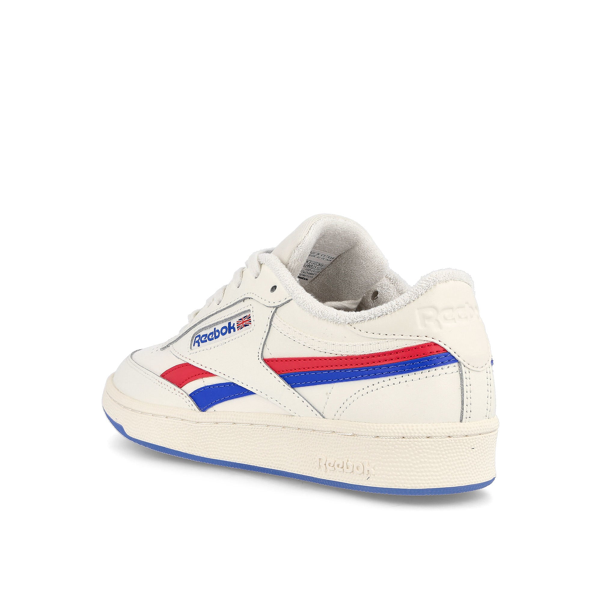 Reebok club c revenge Chalk-Vector Red-Court Blue Sneakers Material | Overkill