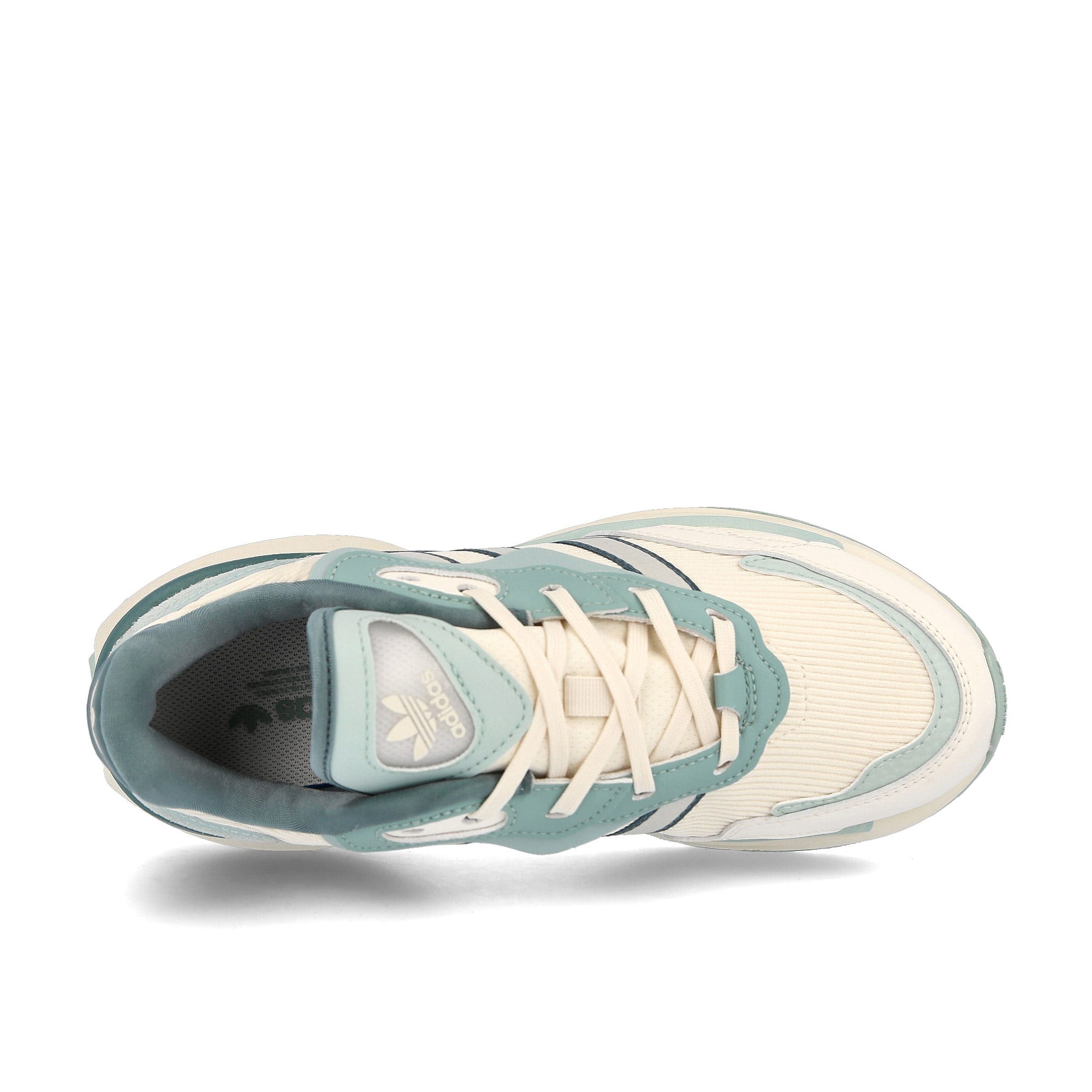 adidas wmns zentic Chalk White-Chalk White-Hazy Green Sneakers Detailfoto | Overkill