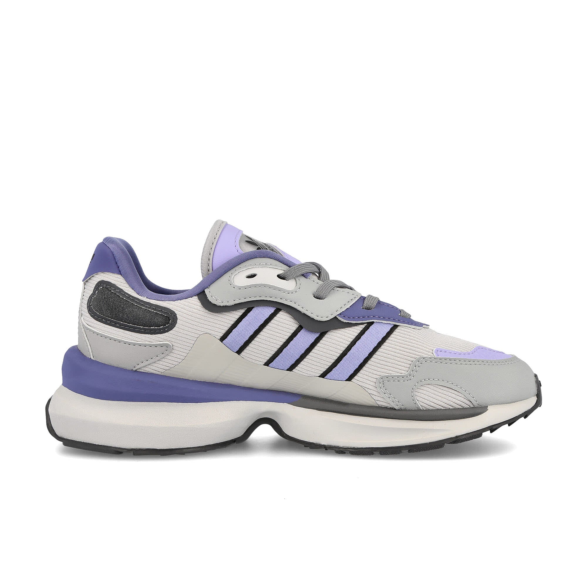 adidas wmns zentic Grey One-Violet Tone-Orbit Violet Sneakers Silhouette | Overkill