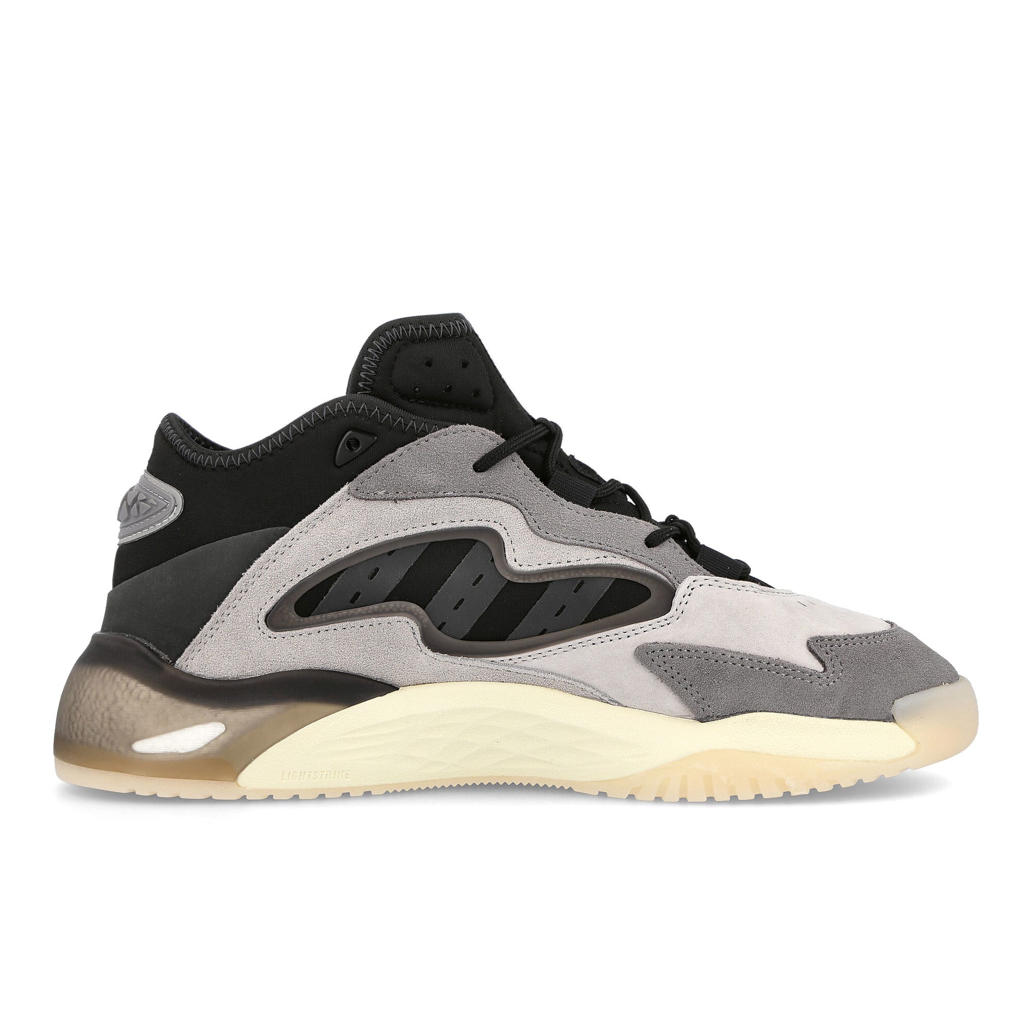 adidas streetball ii Grey Two-Core Black-Cream White Sneakers Silhouette | Overkill
