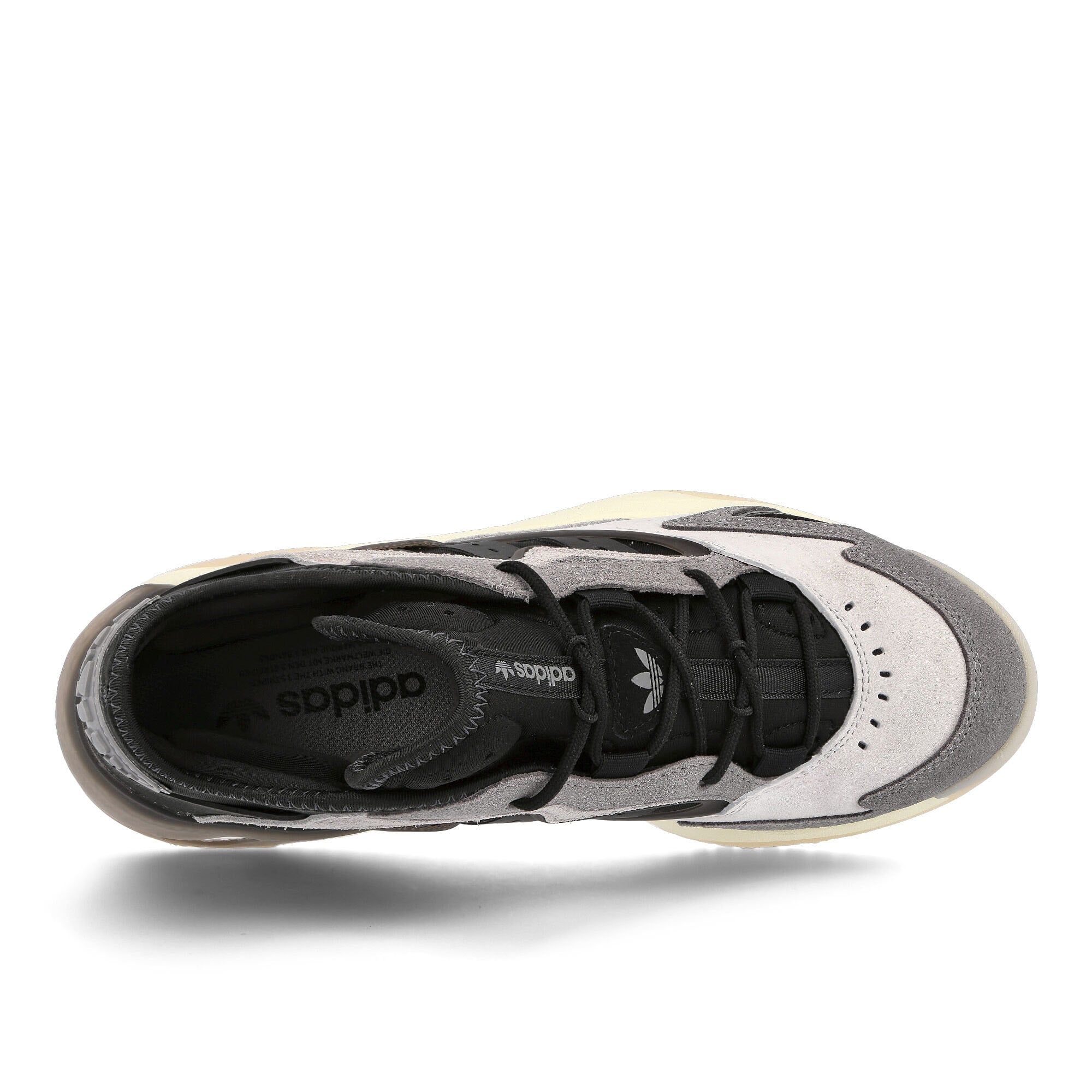 adidas streetball ii Grey Two-Core Black-Cream White Sneakers Detailfoto | Overkill