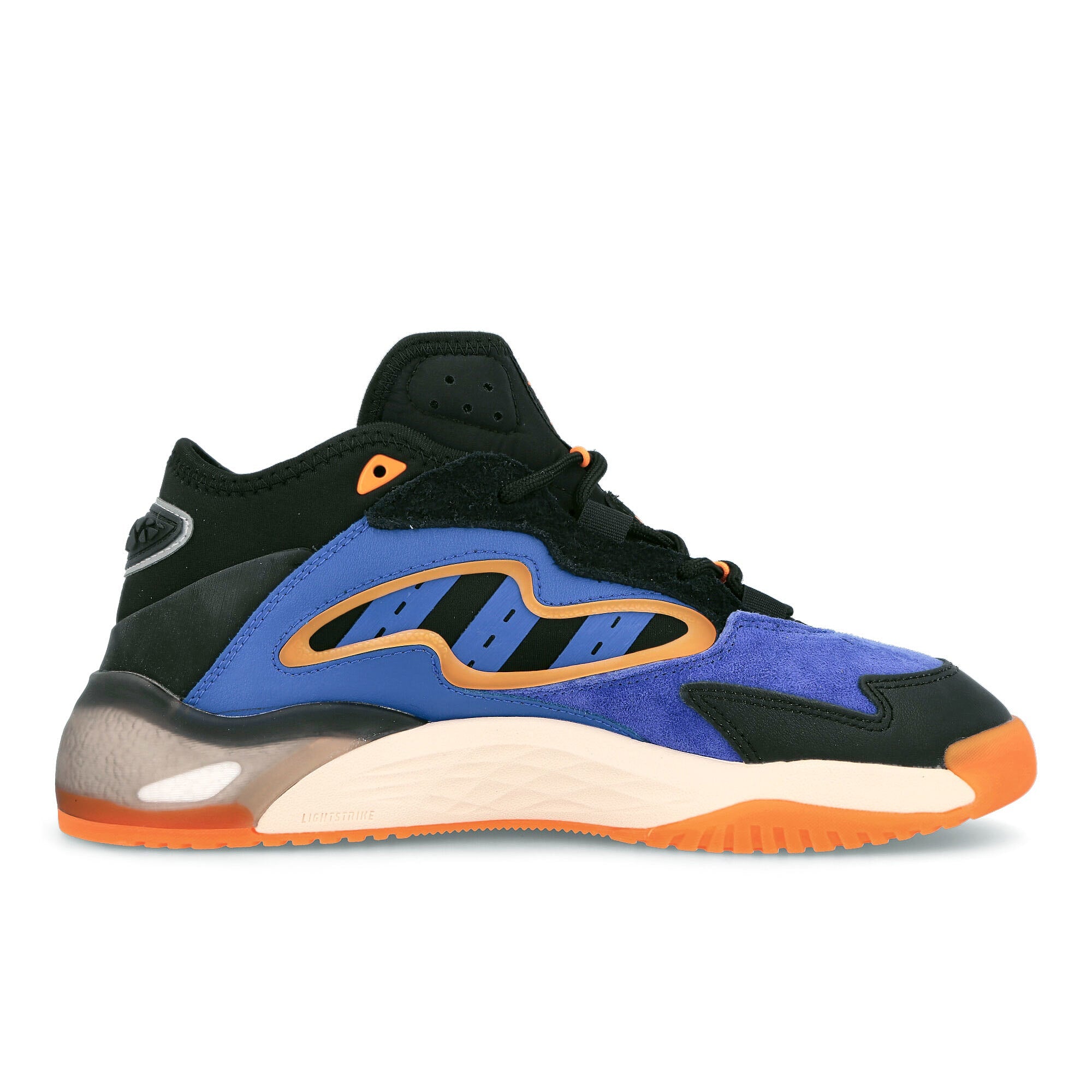 adidas streetball ii Core Black-Orange-Blue Sneakers Silhouette | Overkill