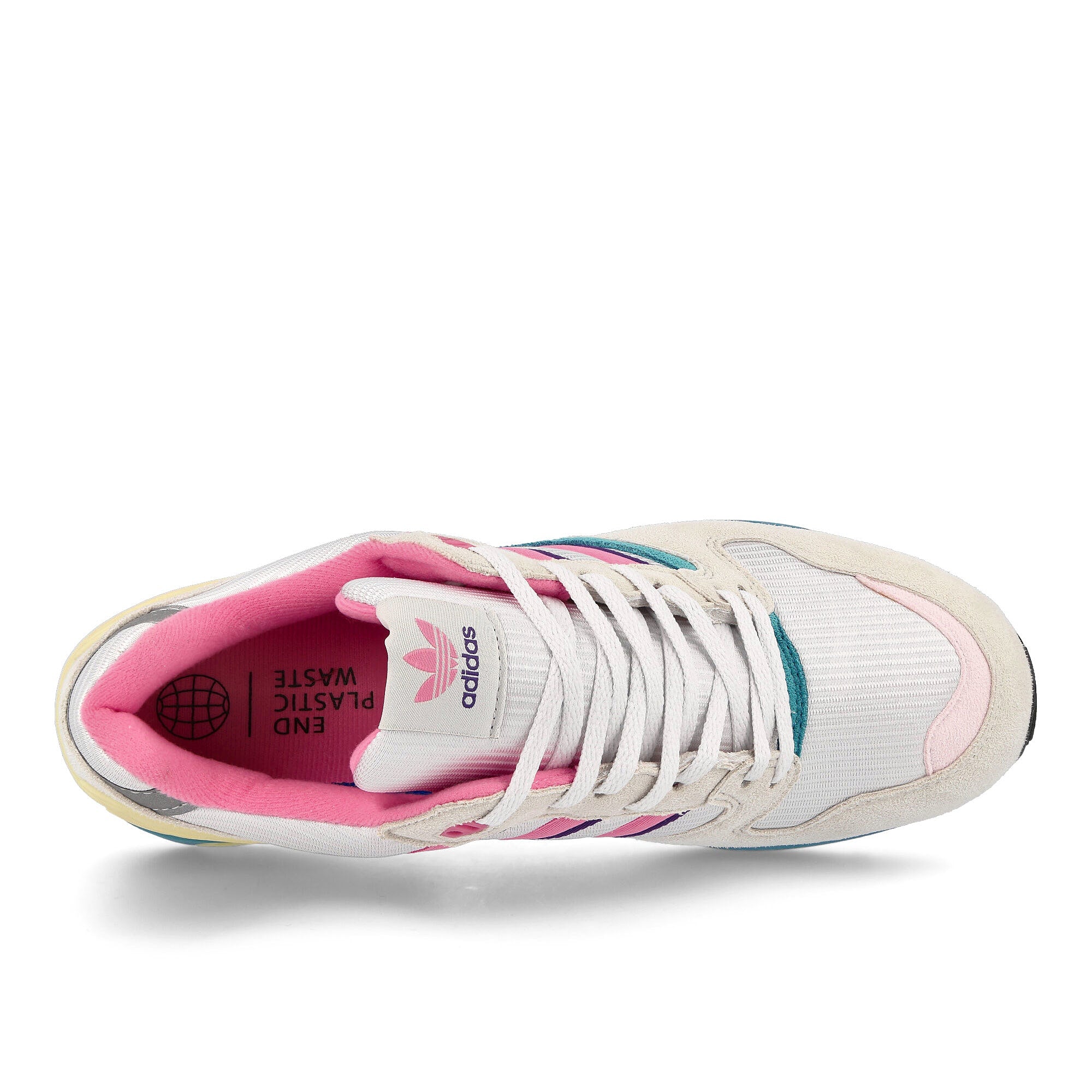adidas zx 5020 Crystal White / Bliss Pink / Silver Metallic Low Top Sneakers Detailfoto | Overkill