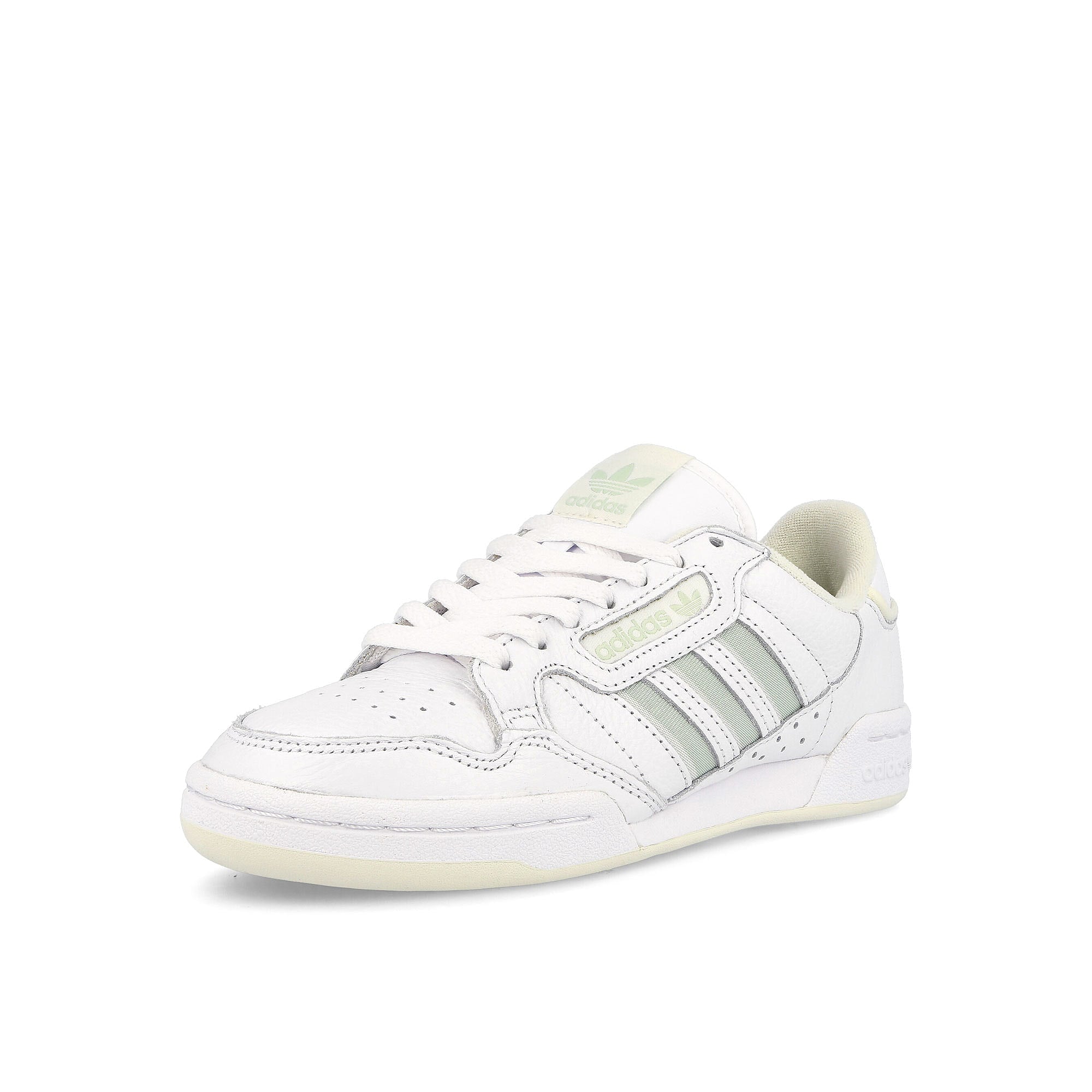 adidas continental 80 stripes Footwear White-Line Green-Off White Sneakers Close Up | Overkill