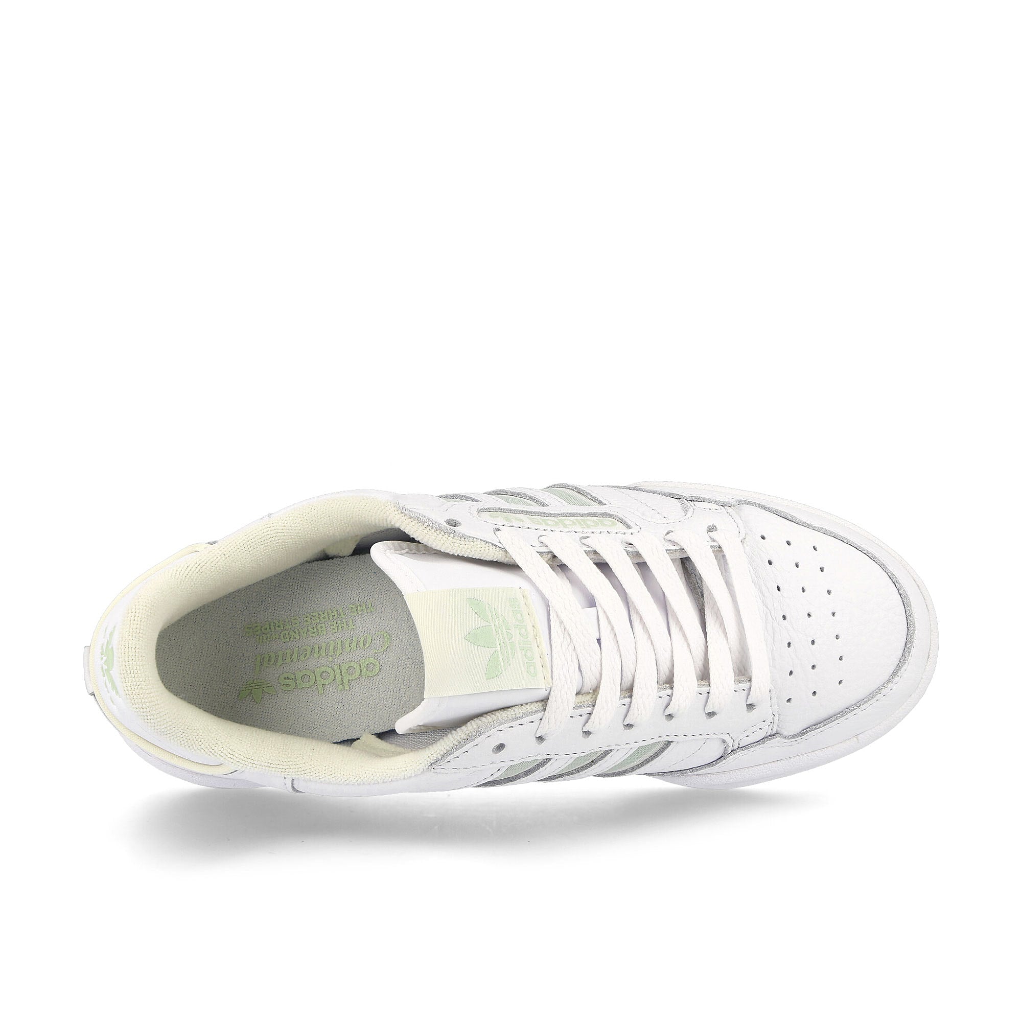 adidas continental 80 stripes Footwear White-Line Green-Off White Sneakers Detailfoto | Overkill